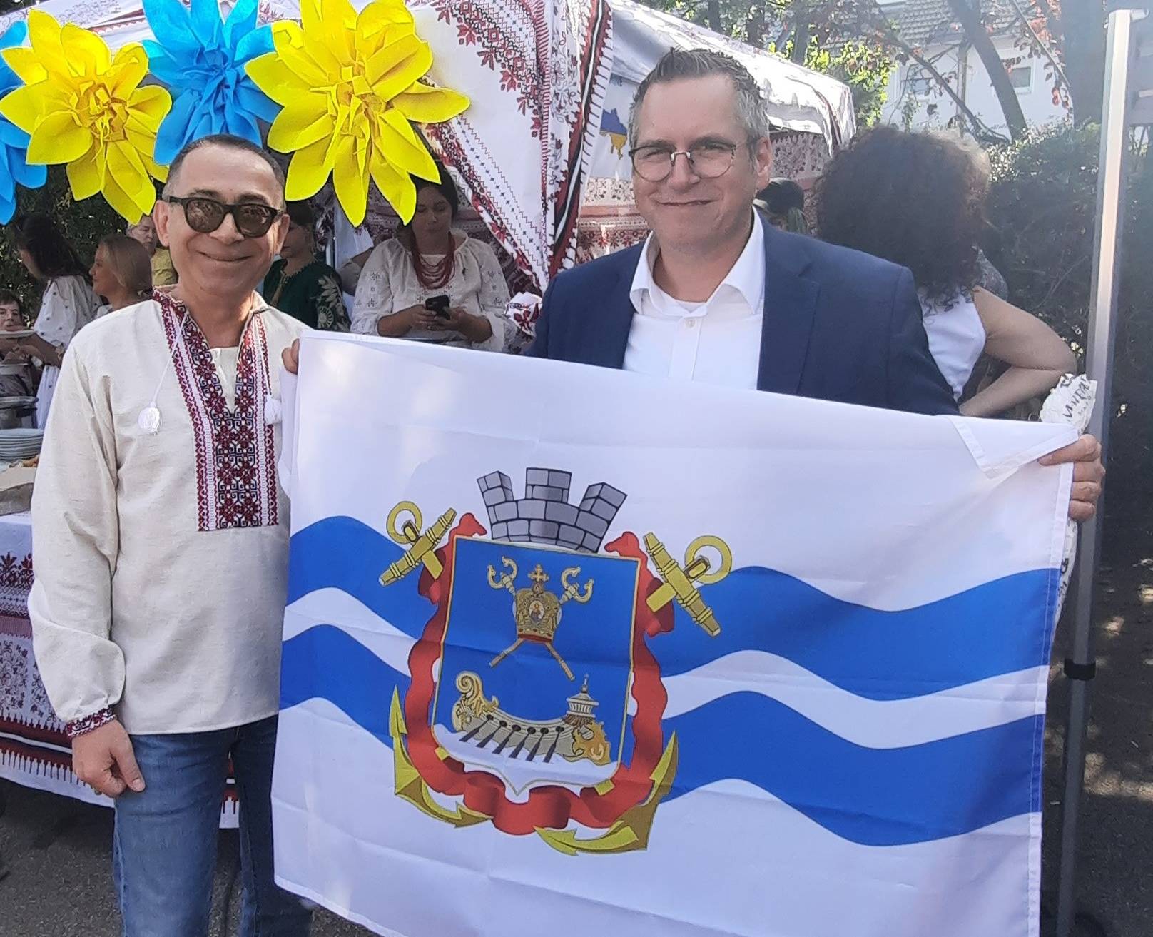 Beim „Europafest der Kultruren“ übergab Kulturamtsleiter