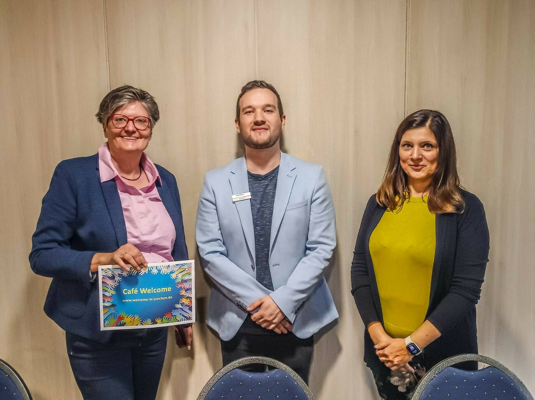  Von links: Ingrid Scholz, Stefan Schmitz und Julia Will.    