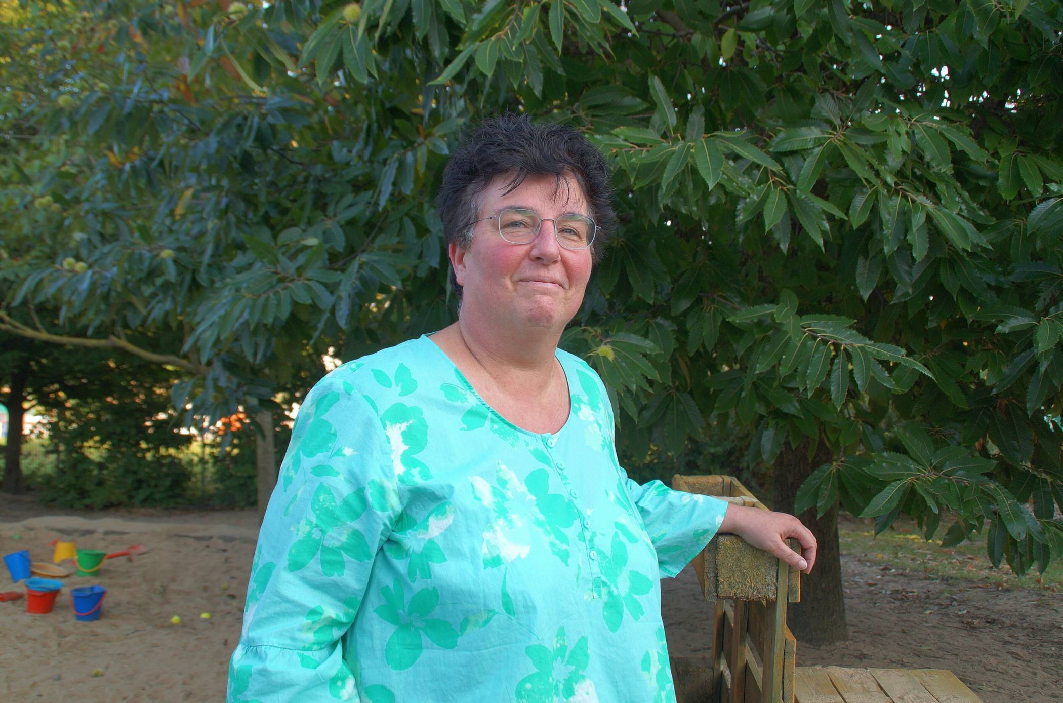  Susanne Adams, langjährige Leiterin des katholischen Kindergartens St. Simon und Judas Thaddäus in Otzenrath.   