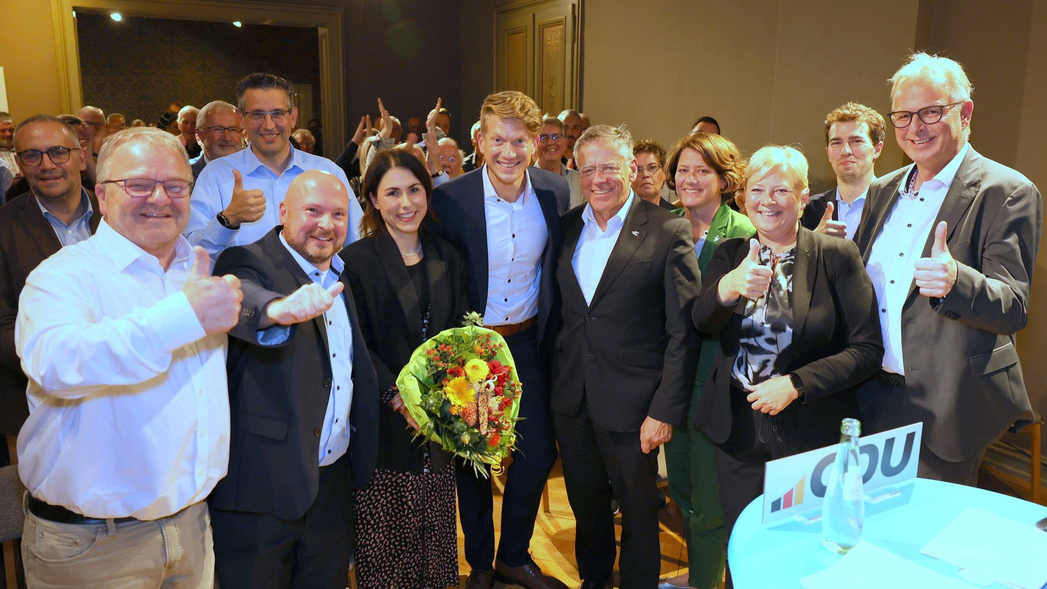  Tim Heidemanns Nominierung wird von der Grevenbroicher CDU gefeiert. 