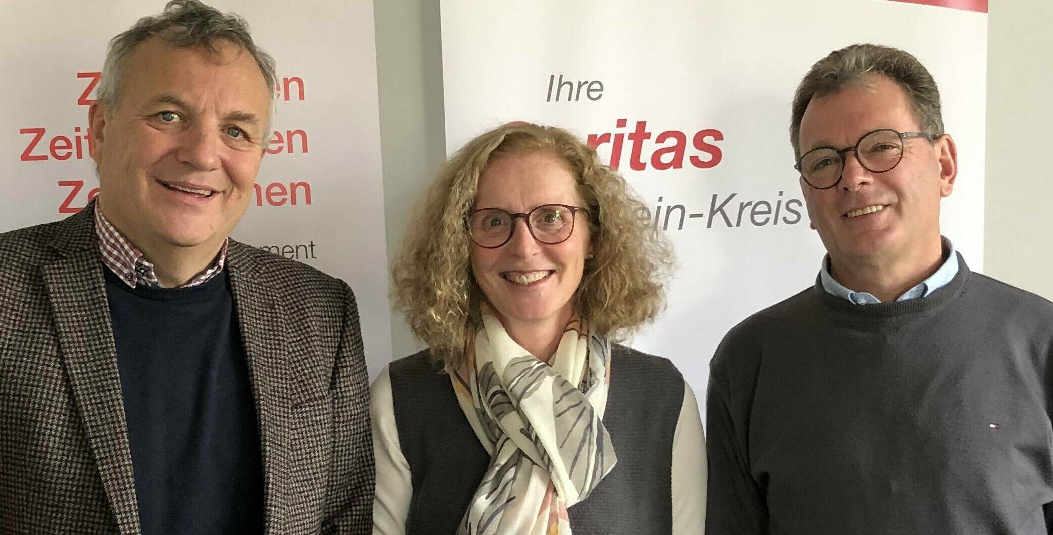  Hermann-Josef Thiel. Silvia Wolter. Jürgen Weidemann (von links). 
