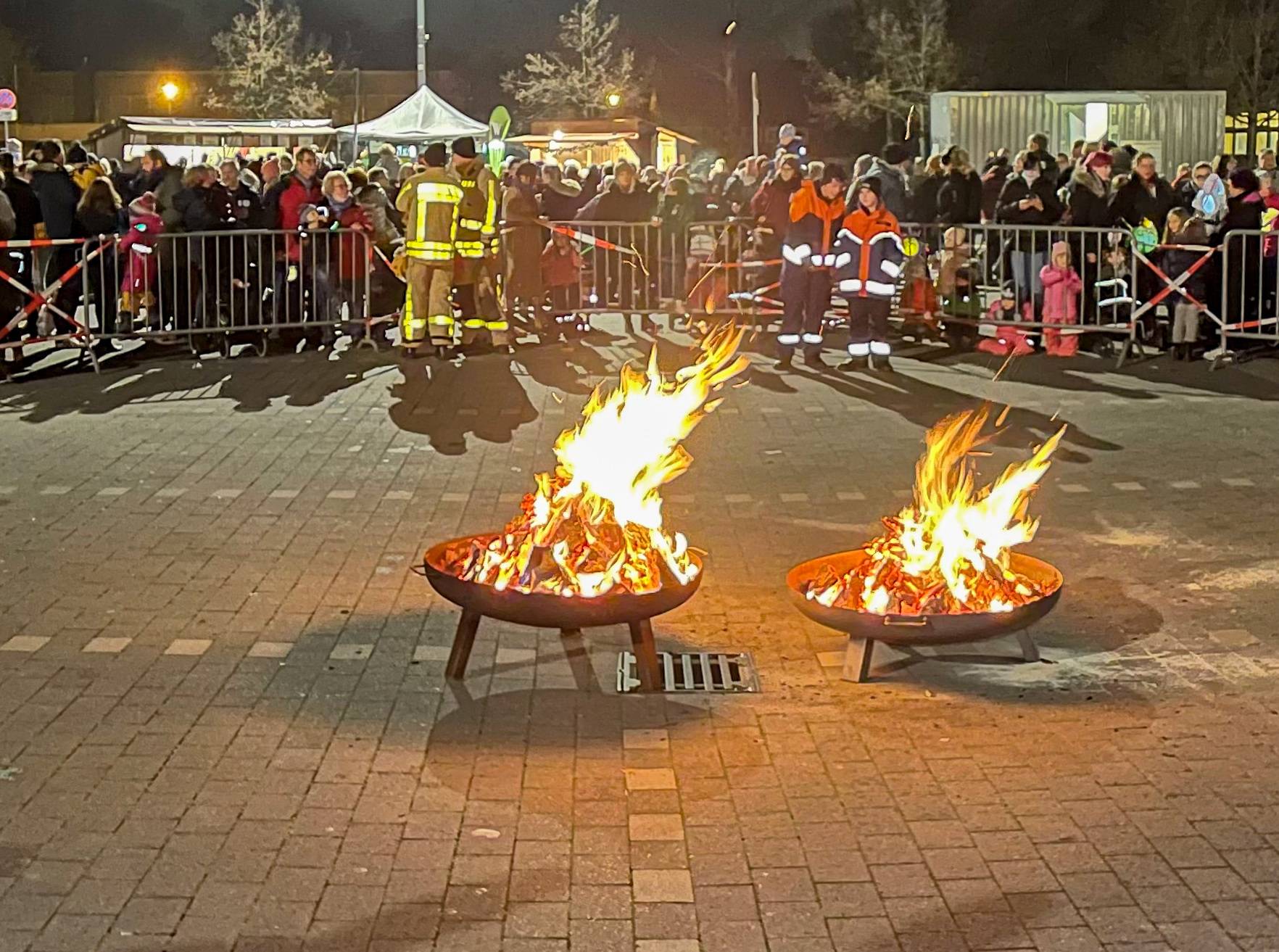 Beliebt über die Gartenstadt hinaus: das Martins-Feuer