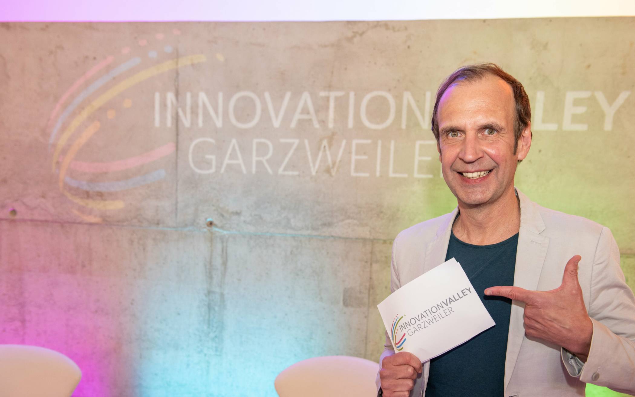 Moderator Torsten Knippertz.
&#x21e5;Foto: Zweckverband 
&#x21e5;LANDFOLGE
