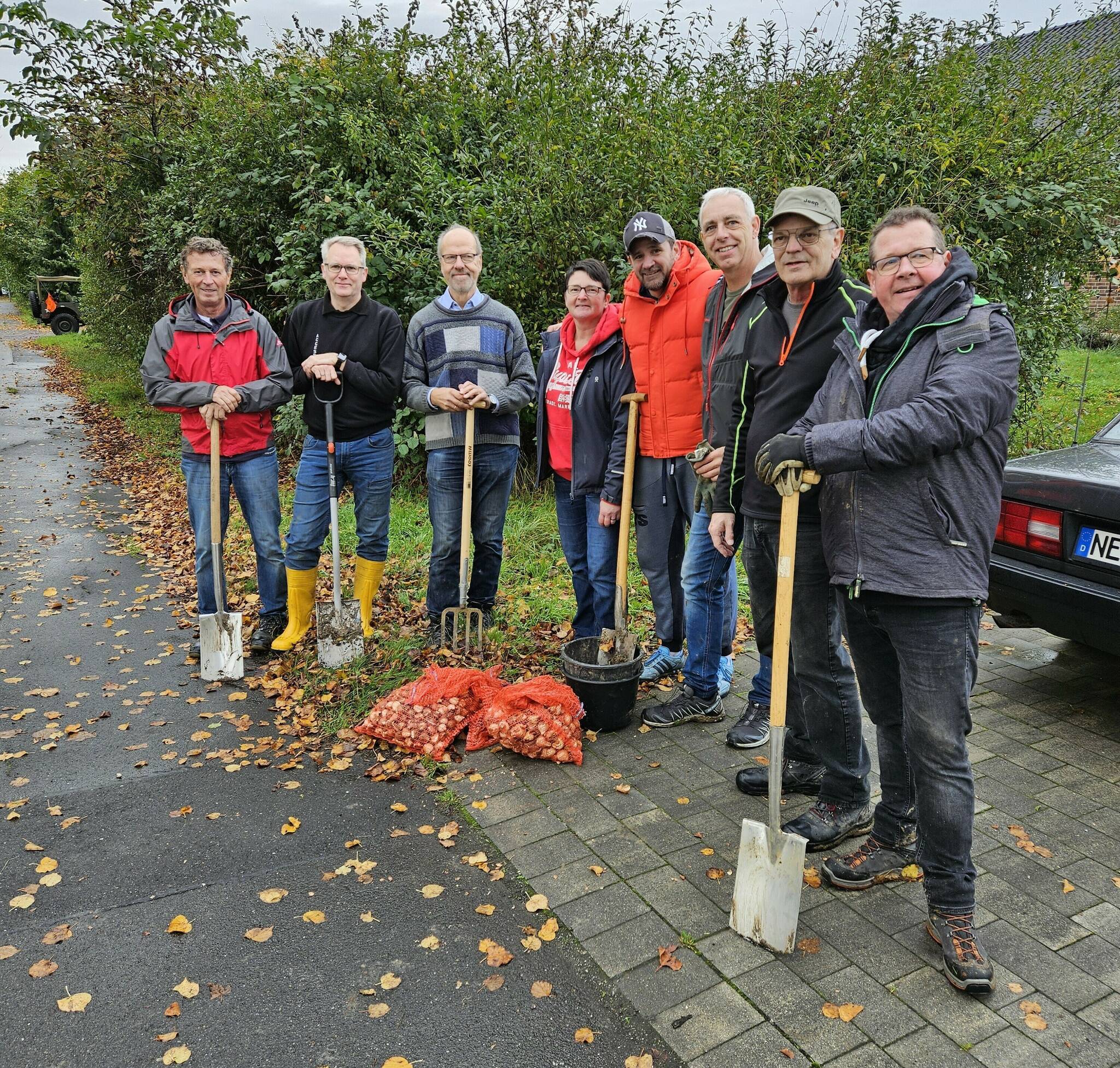  Nach getaner Arbeit waren alle mehr als zufrieden. 