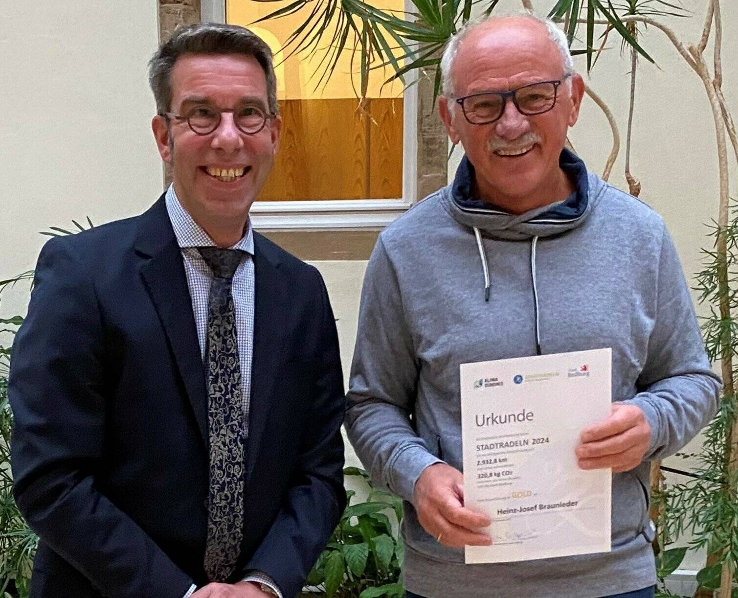 Heinz-Josef Braunleder wurde für seine Leistung