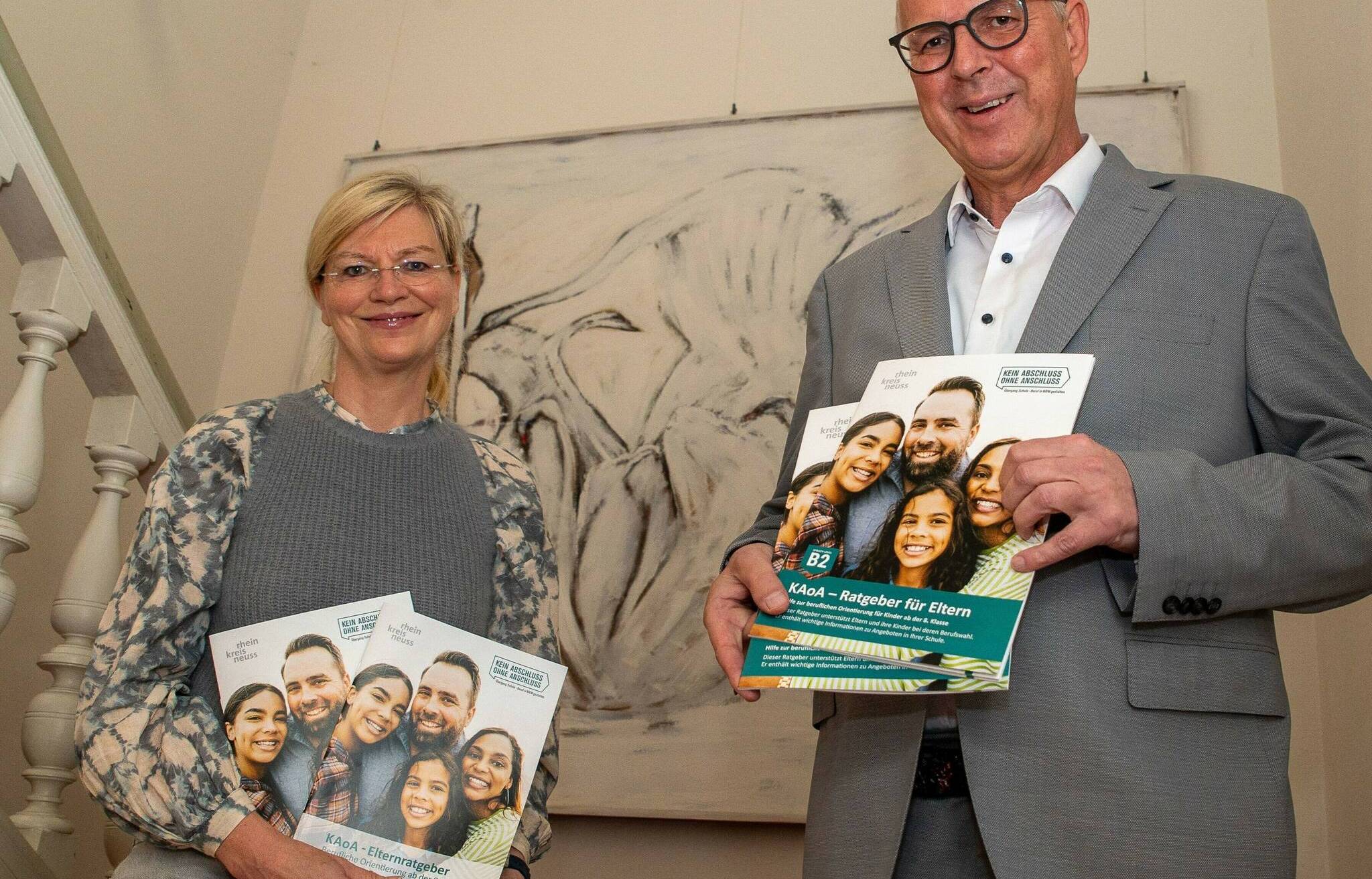 Kreisdirektor Dirk Brügge und Claudia Trampen,