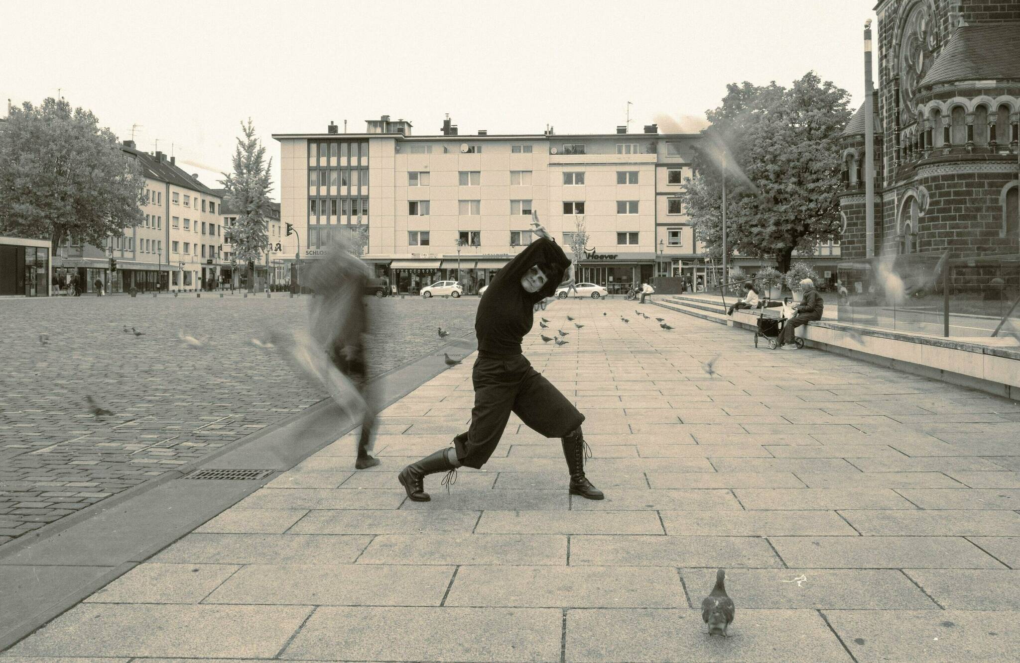  Anja Abels brachte mit „200 Tage Tanzstadt“ Tanz auf die Straßen und Plätze Mönchengladbachs.  