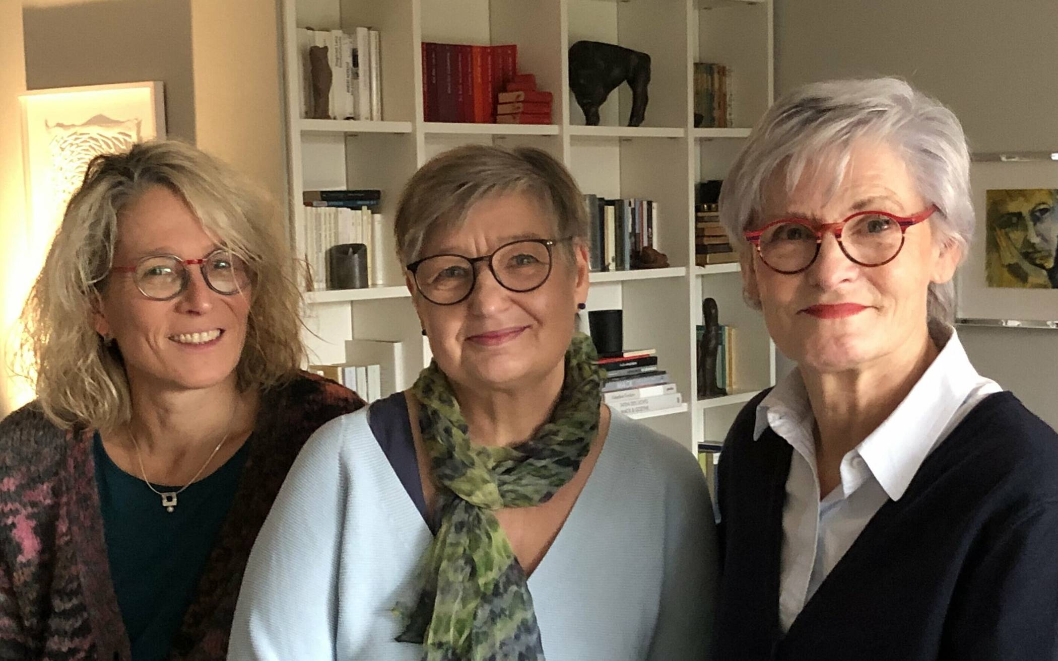  Die drei Damen vom „Info-Point“: Kim Hermann, Sabine Rosenthal-Aussem und Ulrike Oberbach (von links).  