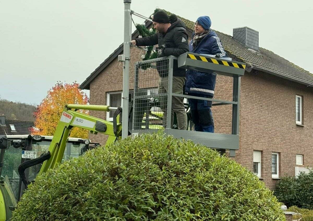  Der Chronist des Neuenhausener Heimatvereins suchte die ungewöhnliche Perspektive. 