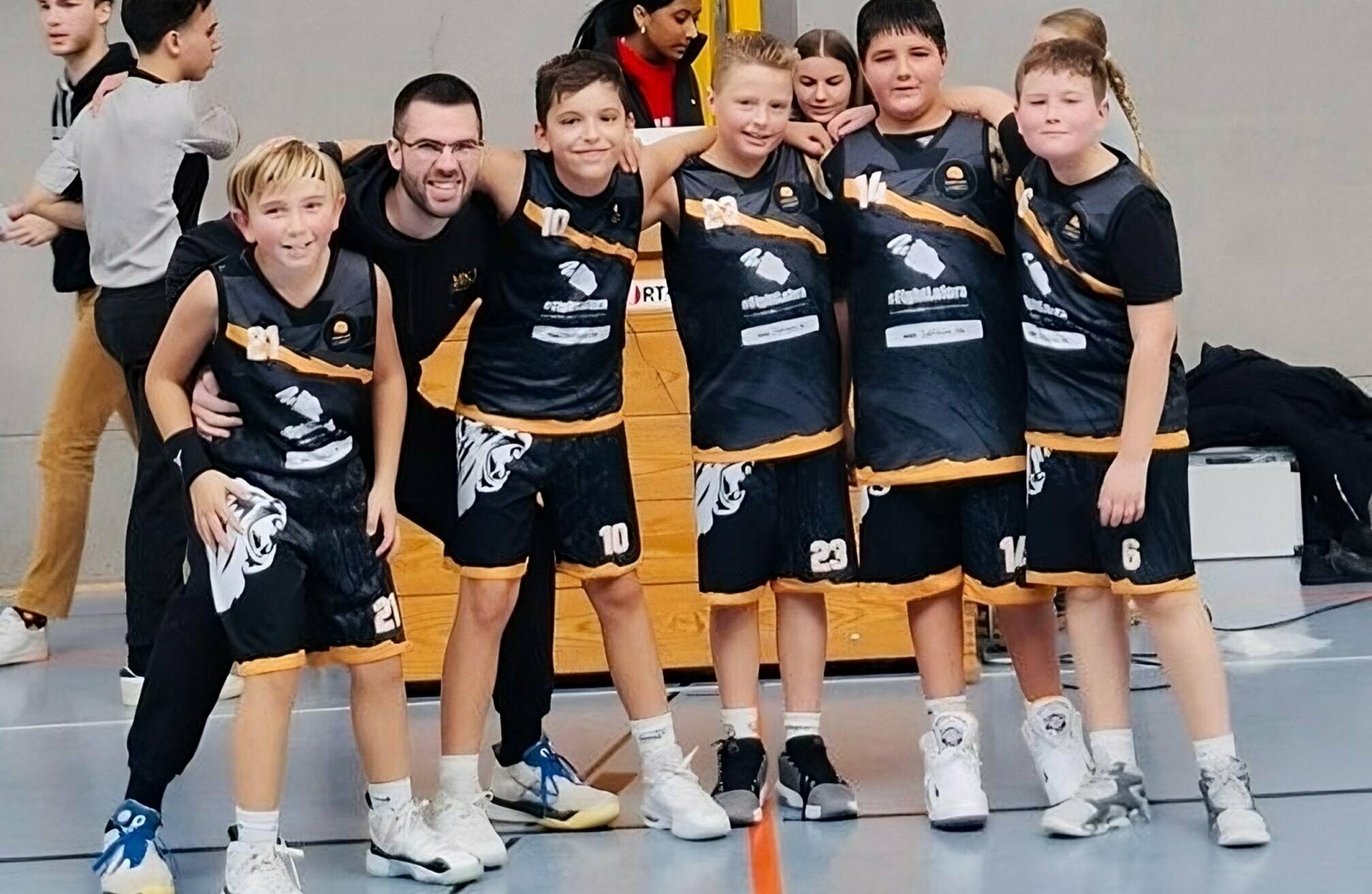 Die U12 der Rheinland Löwen nach