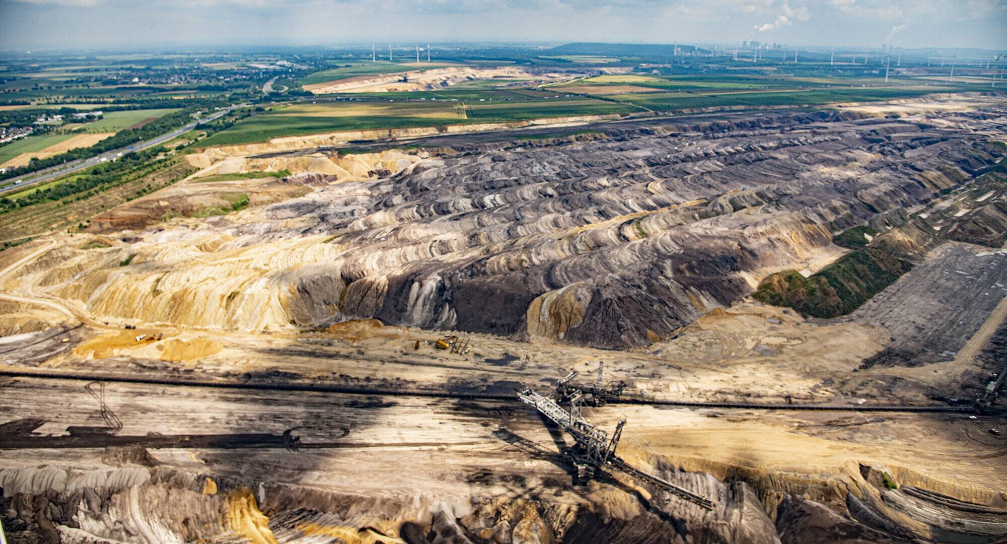 Am Tagebau Garzweiler wird die IGA