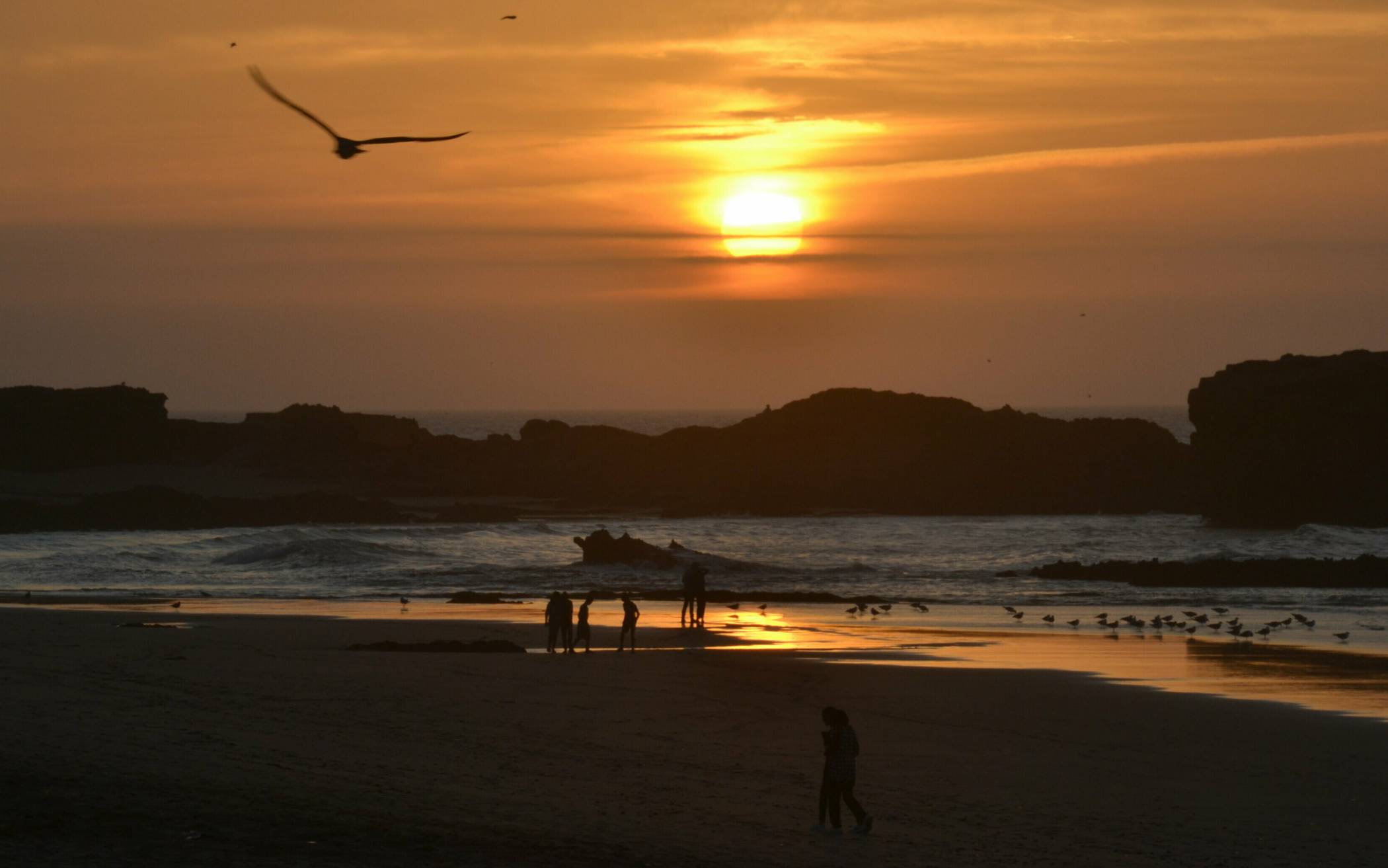  Abendstimmung über Essaouira, der Perle am Atlantik. Eines der vielen Marokko-Bilder, die Weltenbummler Clemens Schelhaas in seiner Sammlung hat. Und im Herzen. 