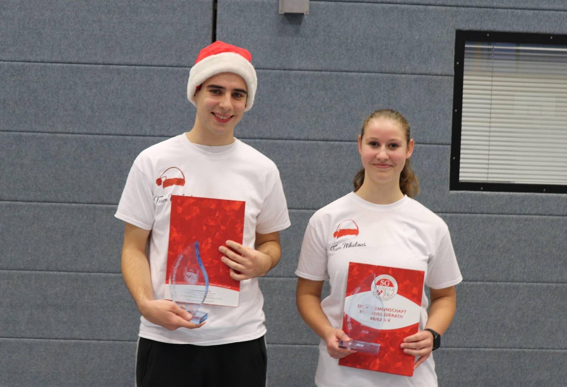 Carlos Bernardy und Katharina Hinsen freuten