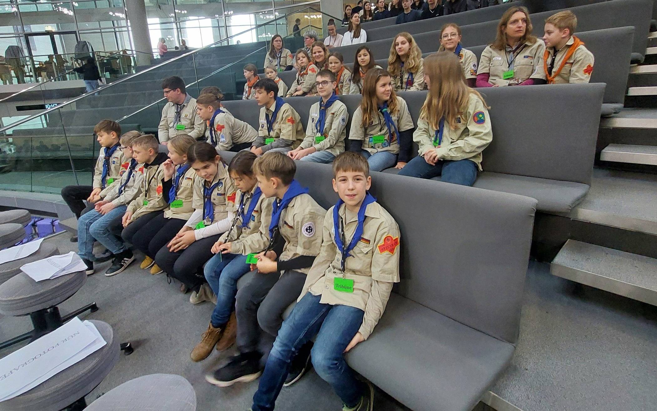 Ein Besuch im Bundestag durfte natürlich nicht fehlen.   
