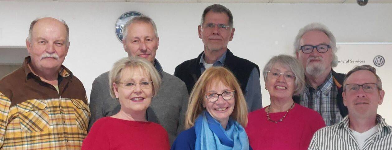  Der Vorstand der „Kapellener Jonge“ mit „Baas“ Heinz Breuer, Vize-„Baas“ Cordula Kronenberg und Pressesprecher Tim Altrogge. 