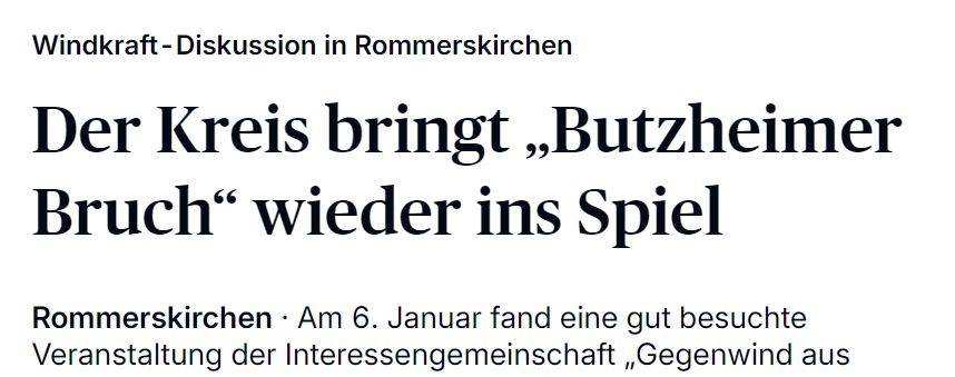 Die Stellungnahme der Gemeinde