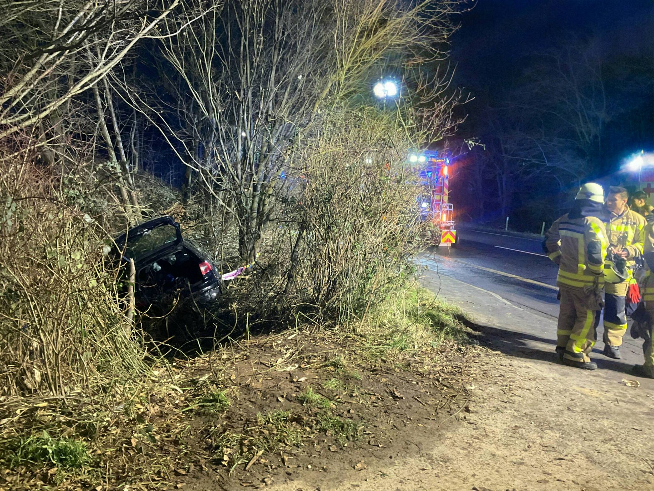 Ein Verletzter nach Verkehrsunfall bei Neukirchen