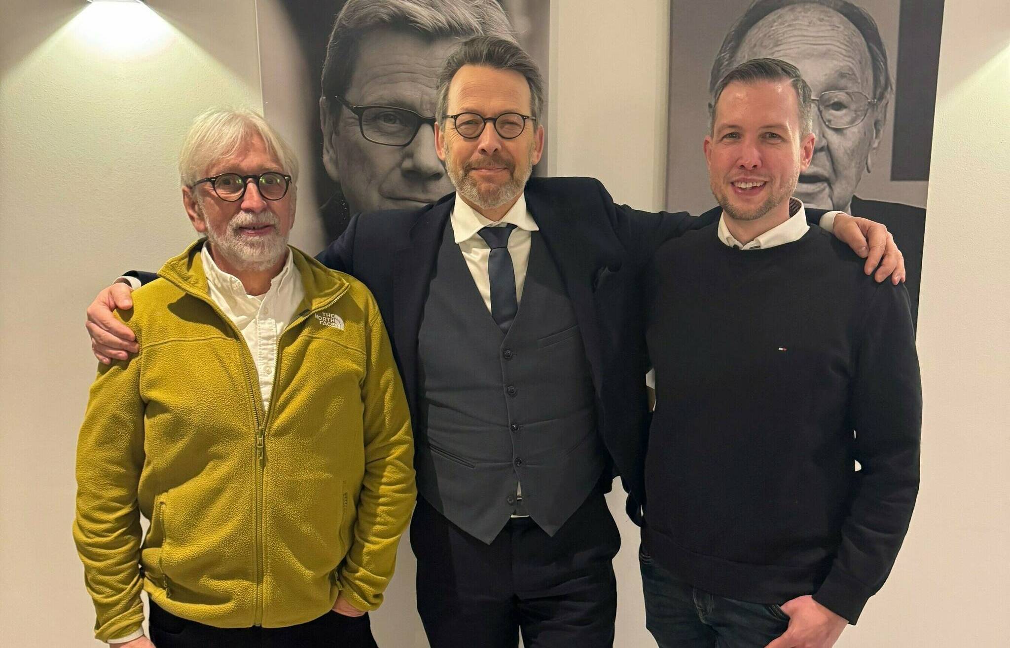 Von links: FDP-Fraktionsvorsitzender Konrad Thelen, Bundestagsabgeordneter