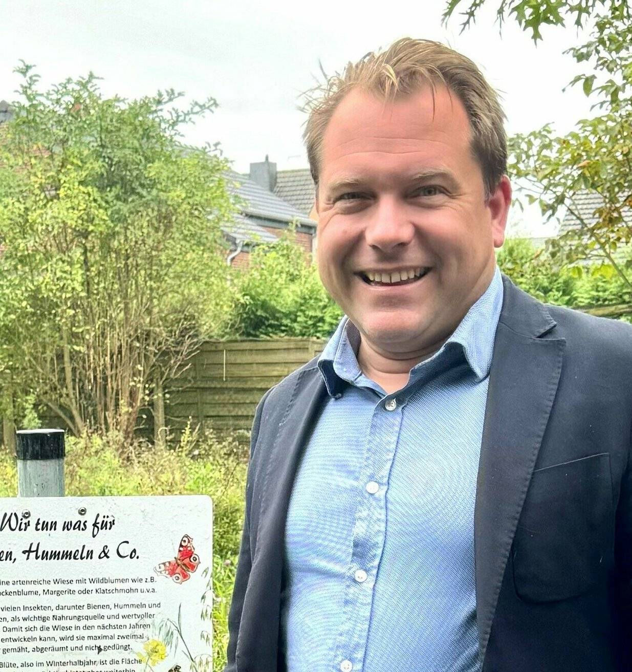 Bürgermeister Martin Mertens hat einen umfassenden Tätigkeitsplan für seine Gemeinde in petto.