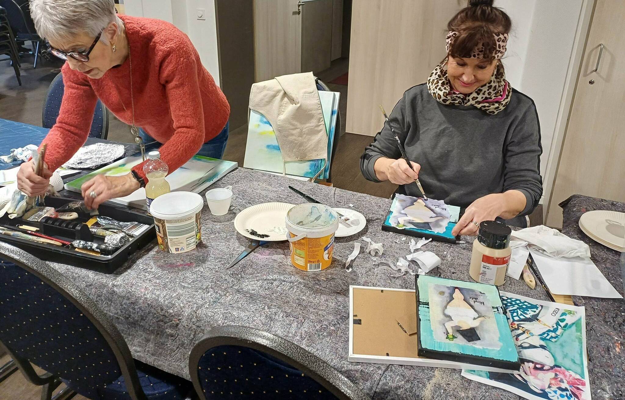 Die Kreativgruppe trifft sich einmal im