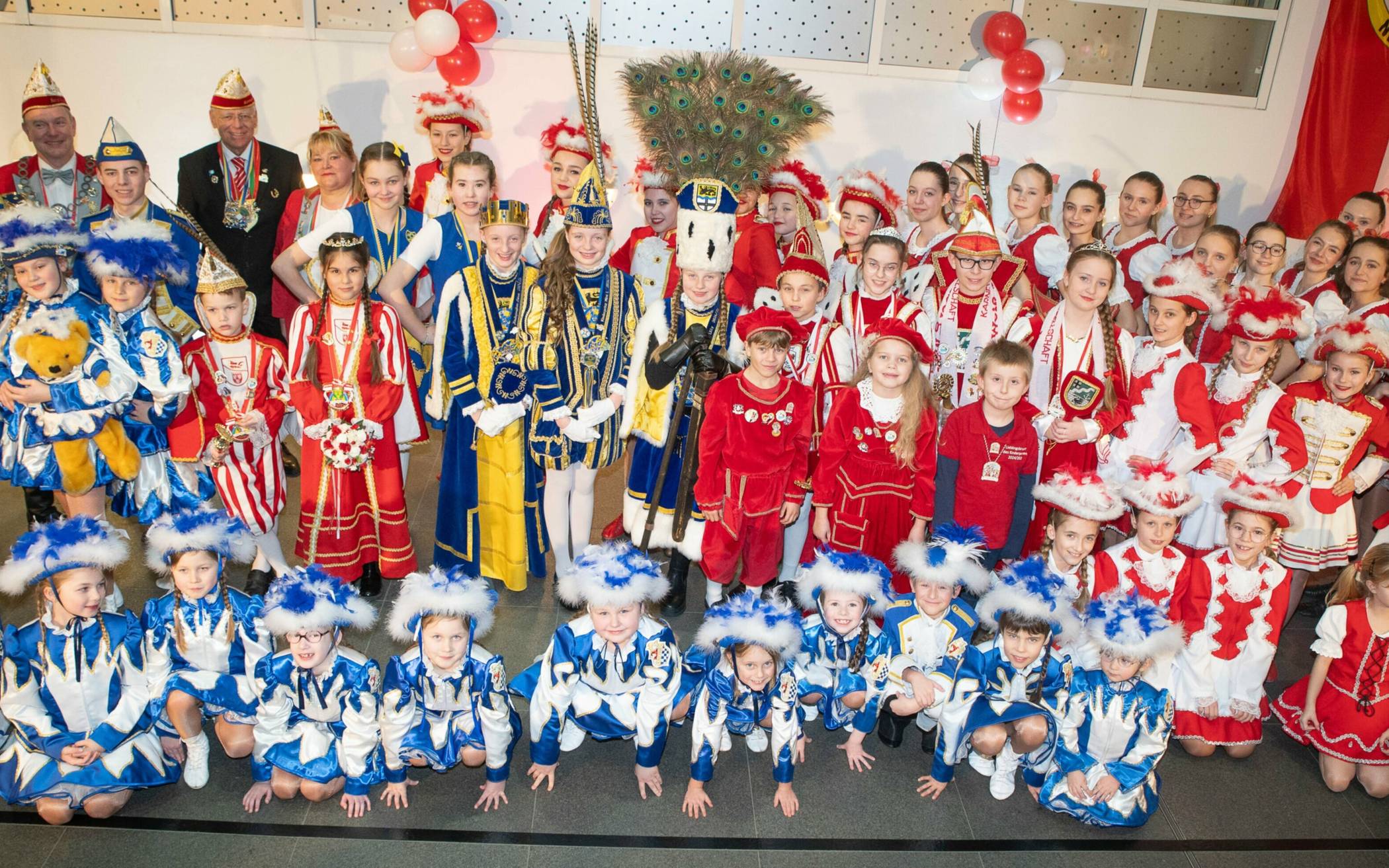 Beim Kinderprinzentreffen stand der karnevalistische Nachwuchs