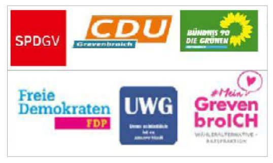 Aufruf der Fraktionen im Grevenbroicher Rat
