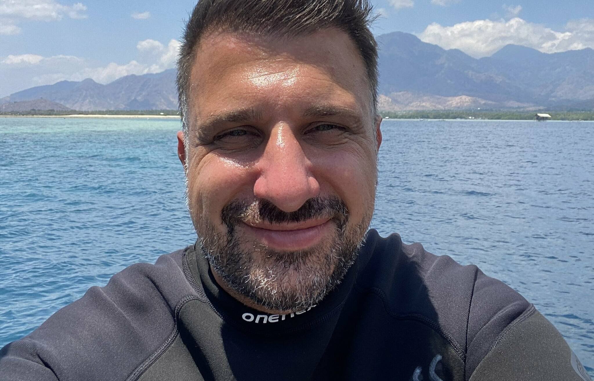 Michael Grigoriadis bei seinem ersten Besuch