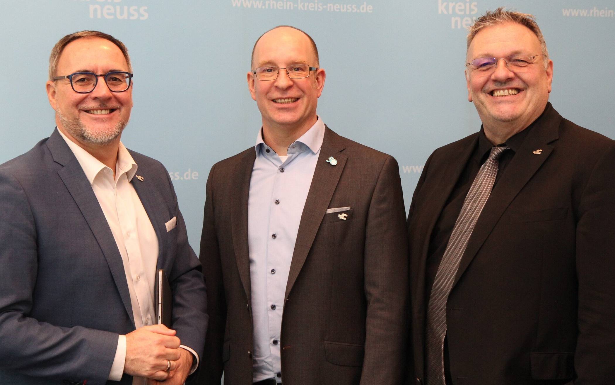 Geodaten-Management im Blick (von links): Harald