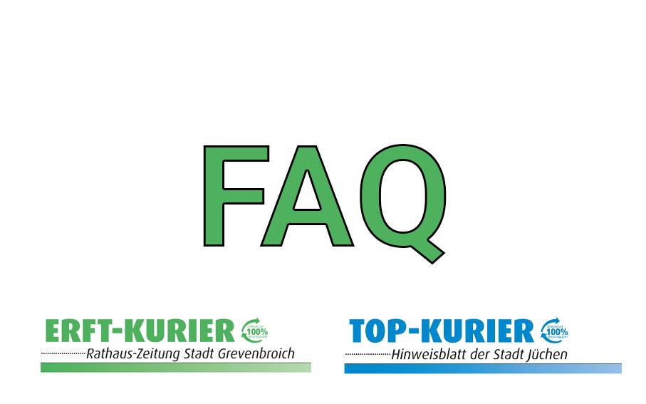 Häufige Fragen zum Erft Kurier & Top Kurier – alle Antworten