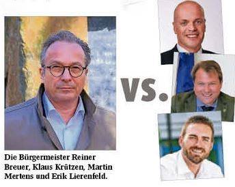 Die Bürgermeister Reiner Breuer, Klaus Krützen,