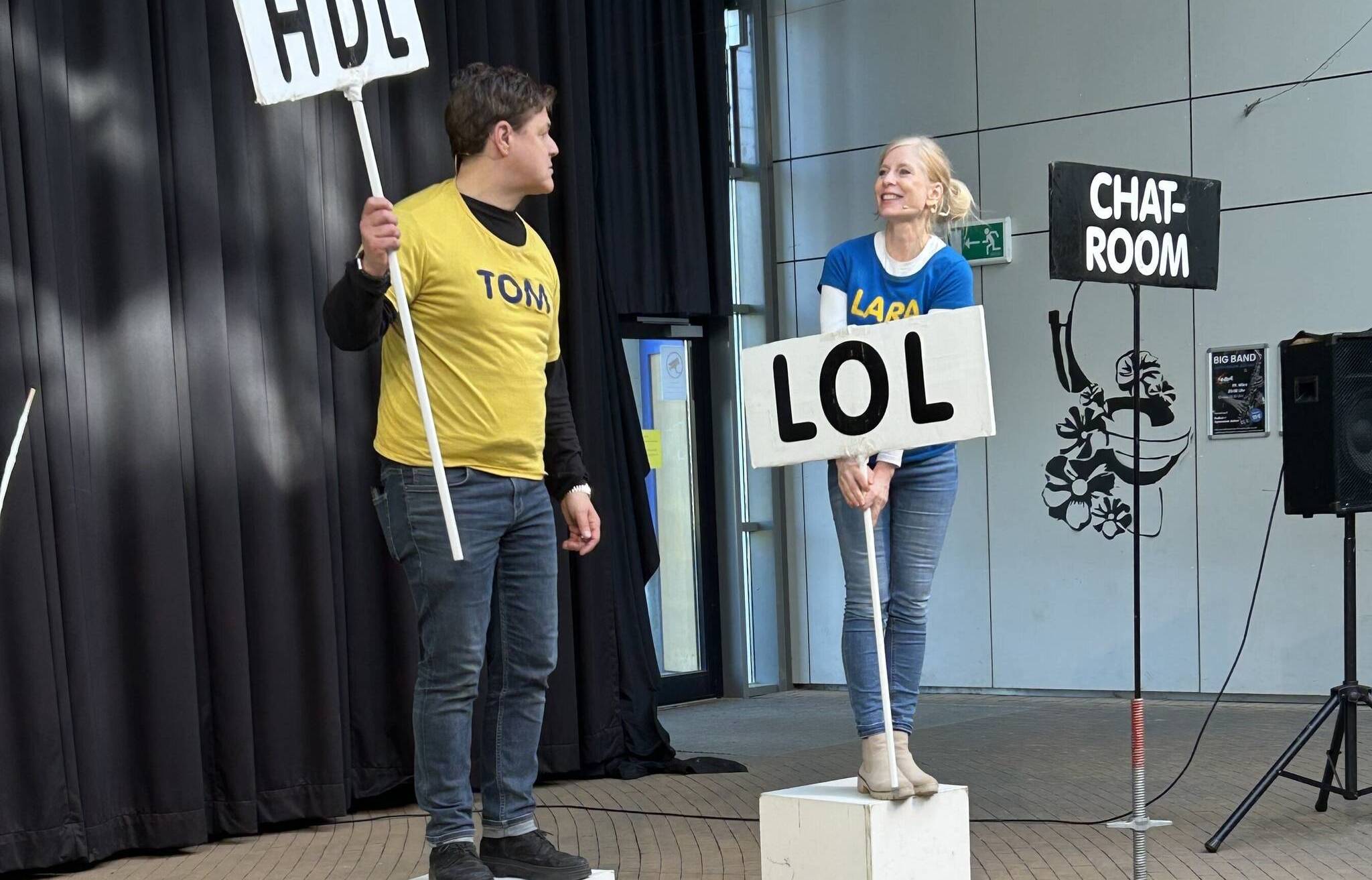 „Click Safer“ heißt das Theaterstück, welches