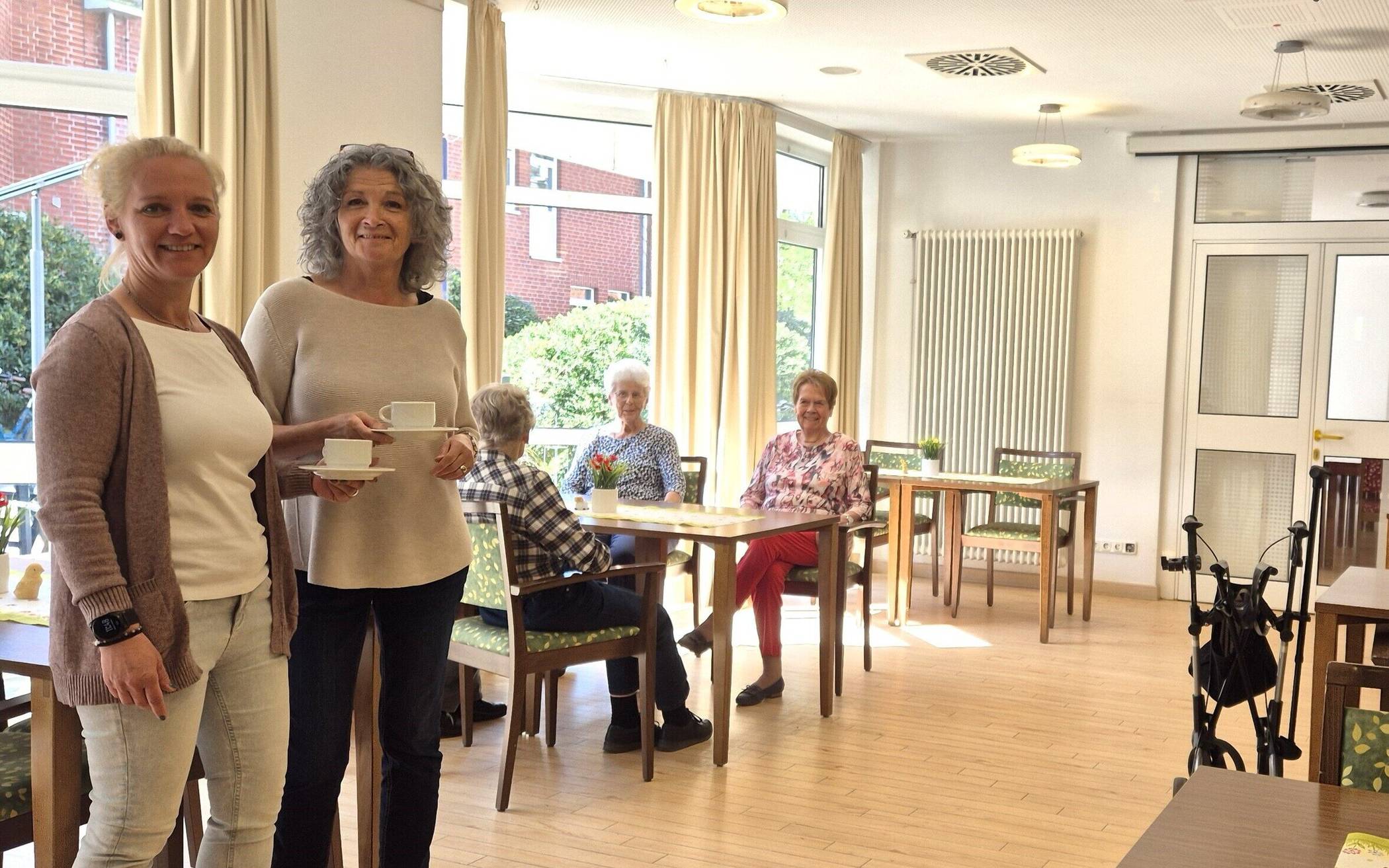 Monika Lüken und Jennifer Bergmann hoffen