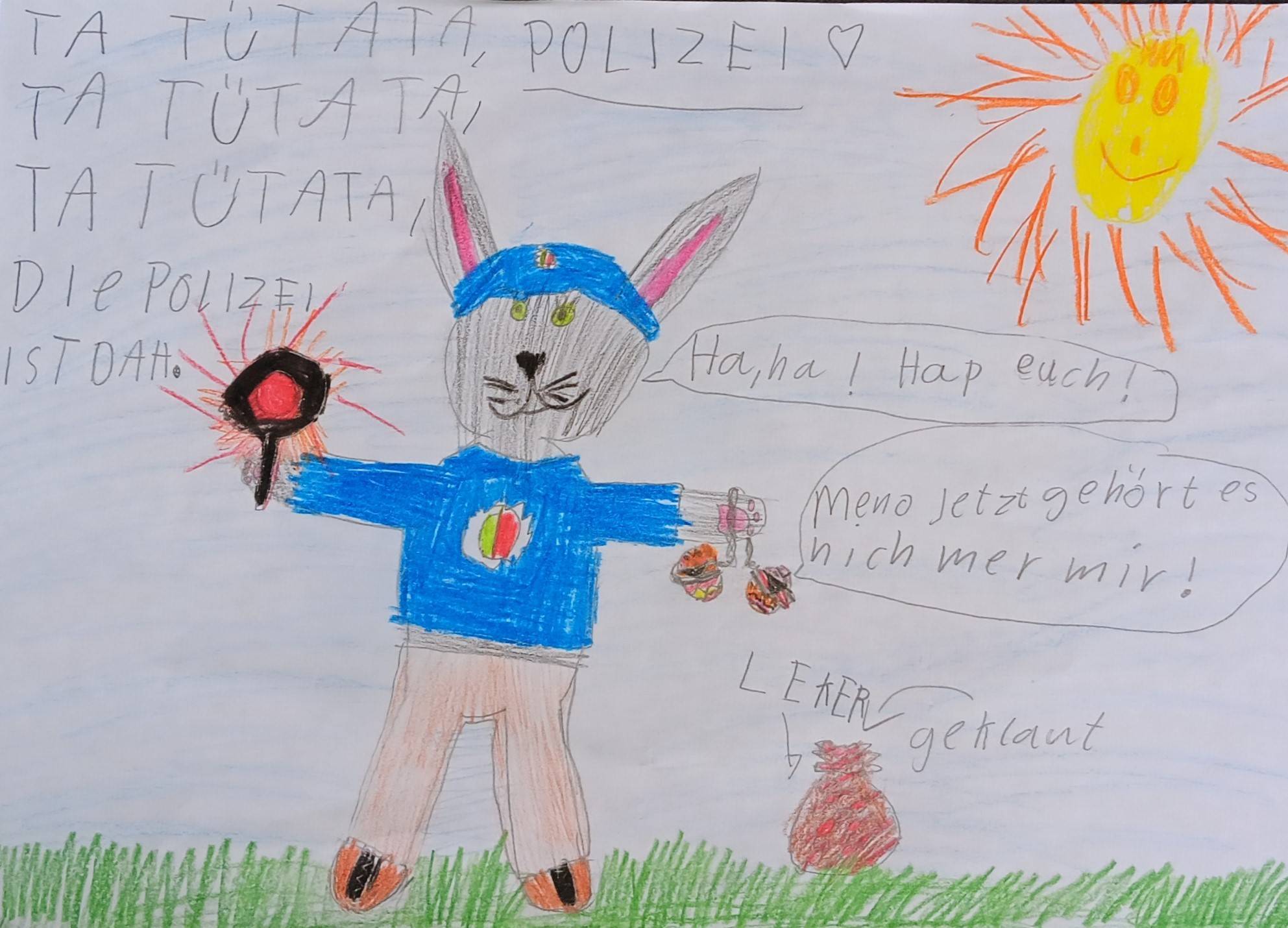 Polizei Rhein-Kreis Neuss: Malwettbewerb in Osterferein war ein voller Erfolg