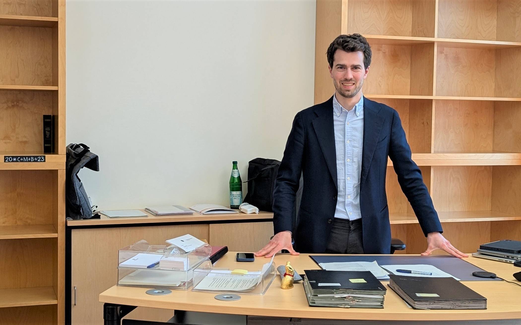 Carl-Philipp Sassenrath in seinem vorläufigen Berliner