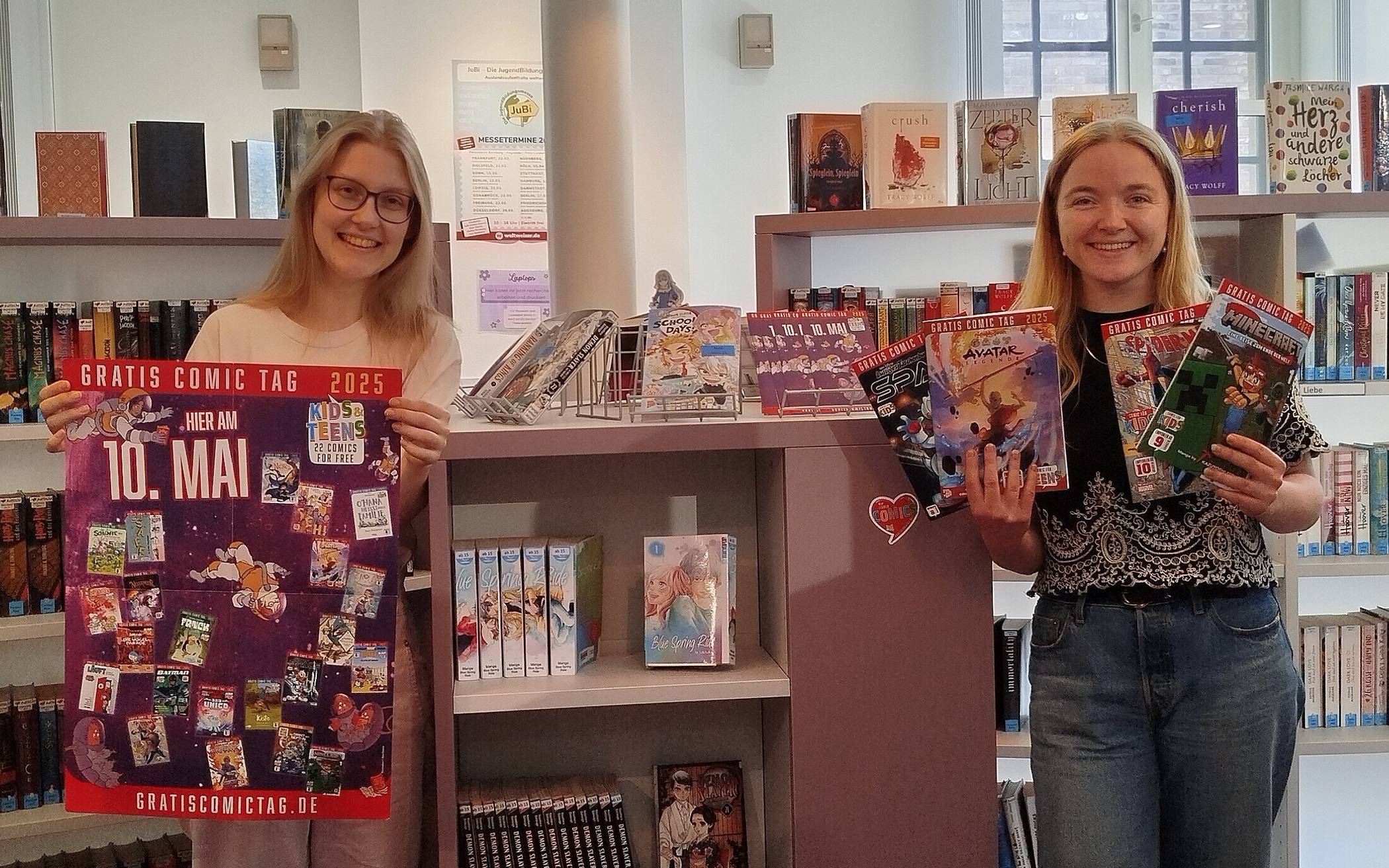 Herzliche Einladung zum Comic- und Manga-Tag.