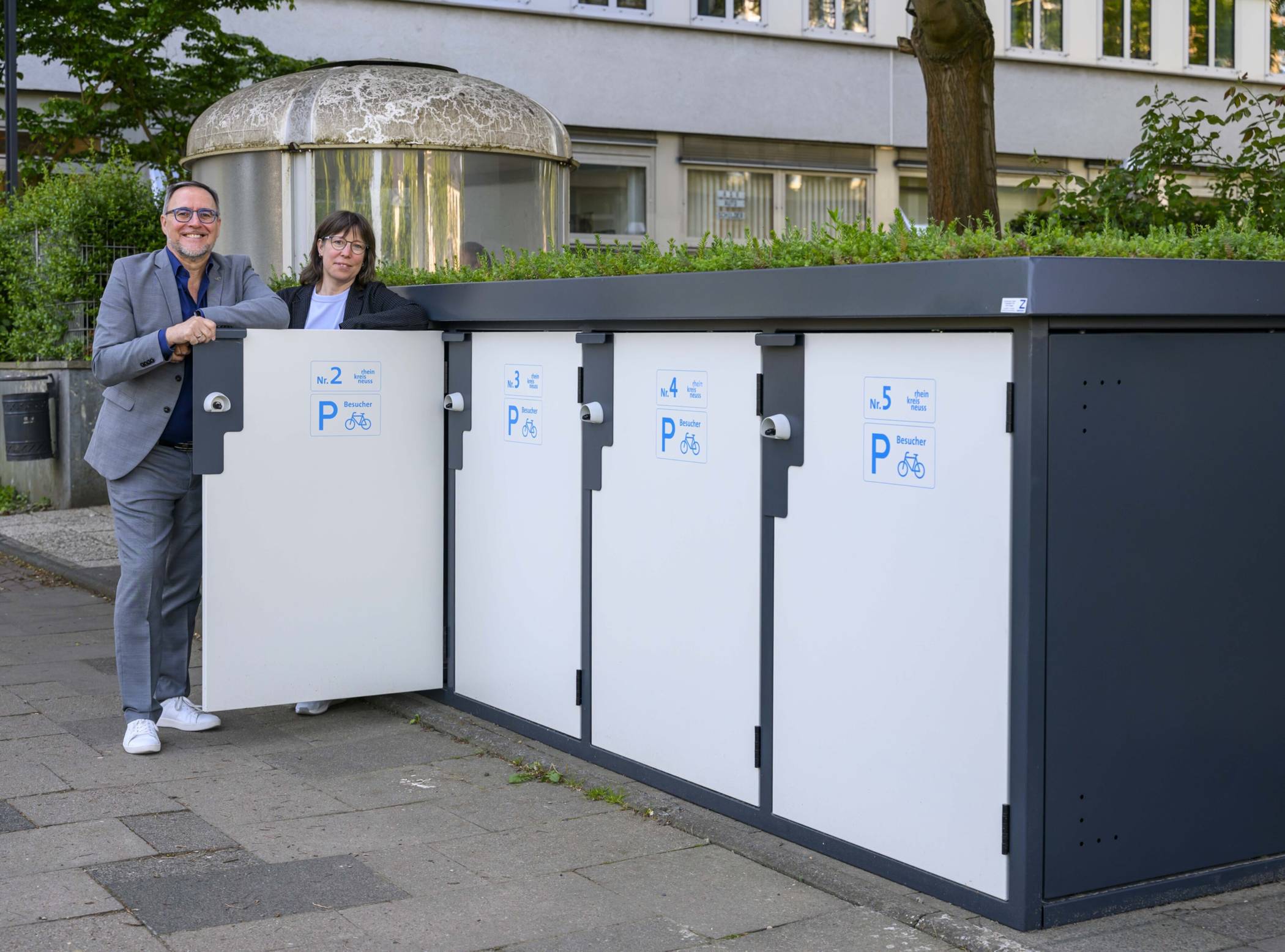 Grevenbroich: Neue Fahrradboxen zur  Förderung nachhaltiger Mobilität
