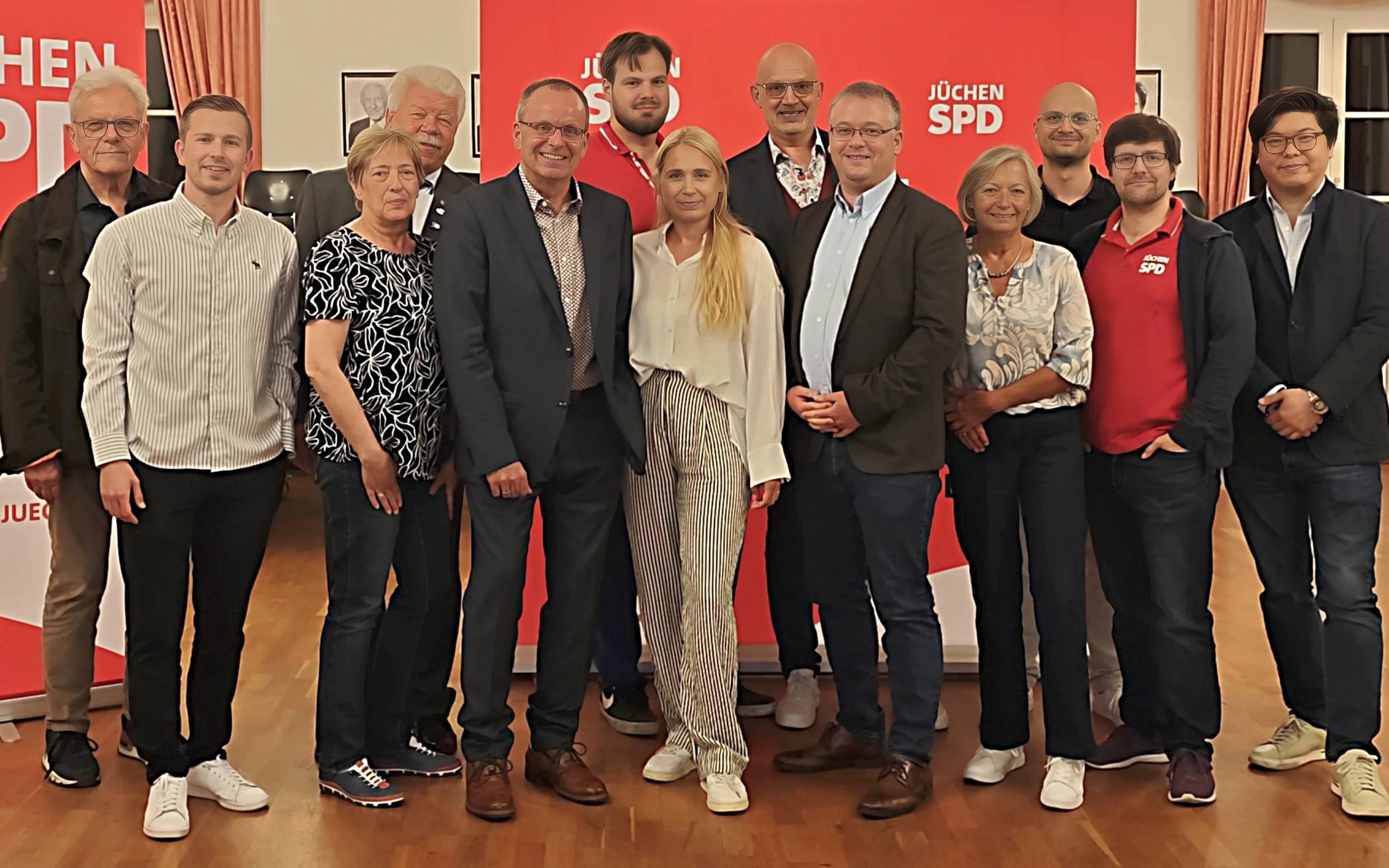 Der neu gewählte Vorstand des SPD-Ortsvereins