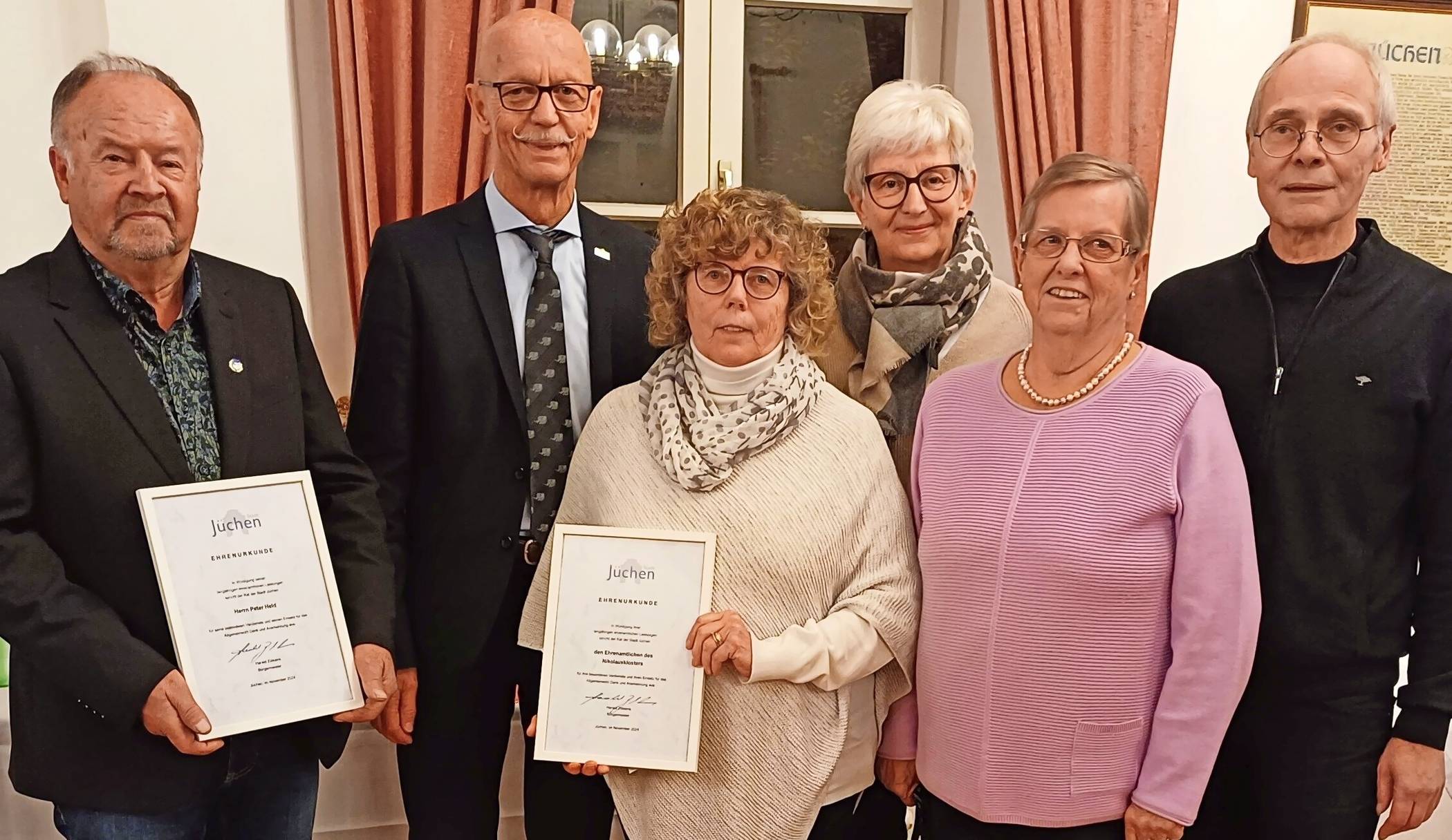 Im vergangenen Jahr ehrte Bürgermeister Harald
