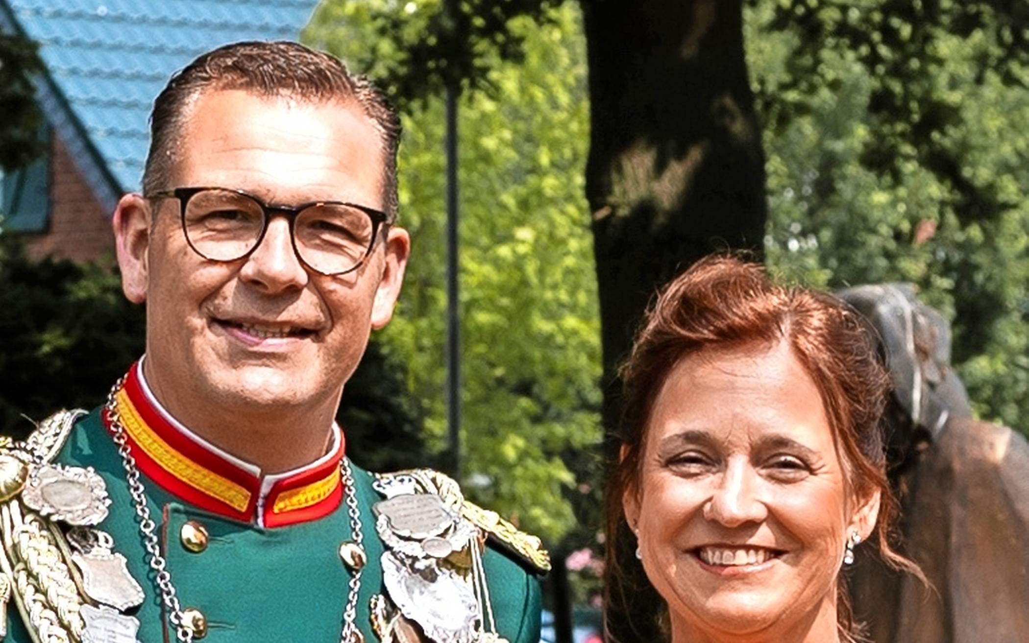  Das Königspaar Andi und Angi Jobs wird in Königshoven im Blickpunkt stehen. 