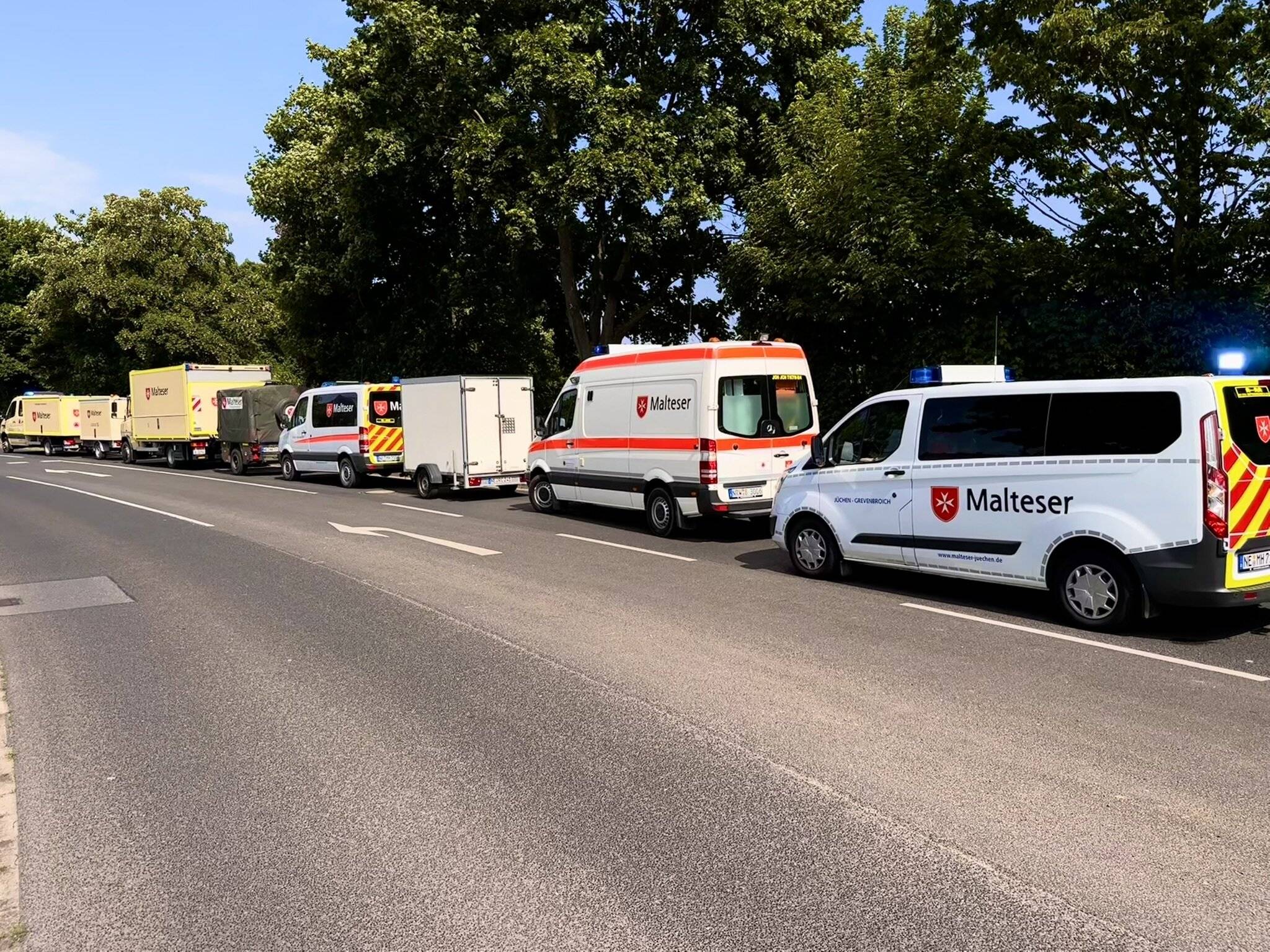  Der Marschverband.    