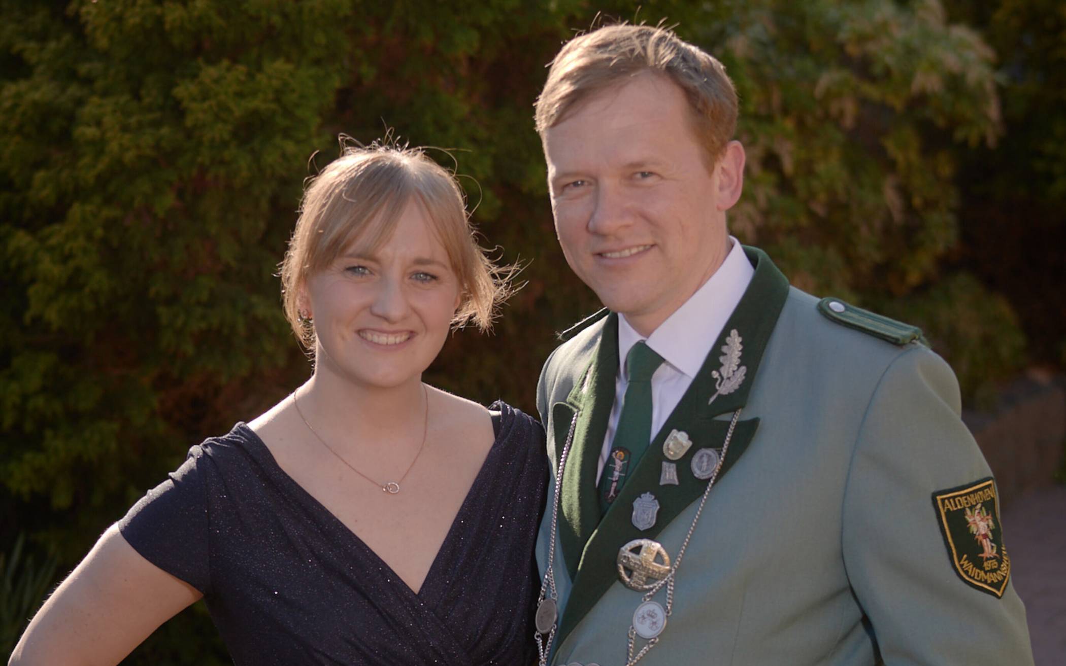 Das Aldenhovener Kronprinzenpaar Holger und Karin