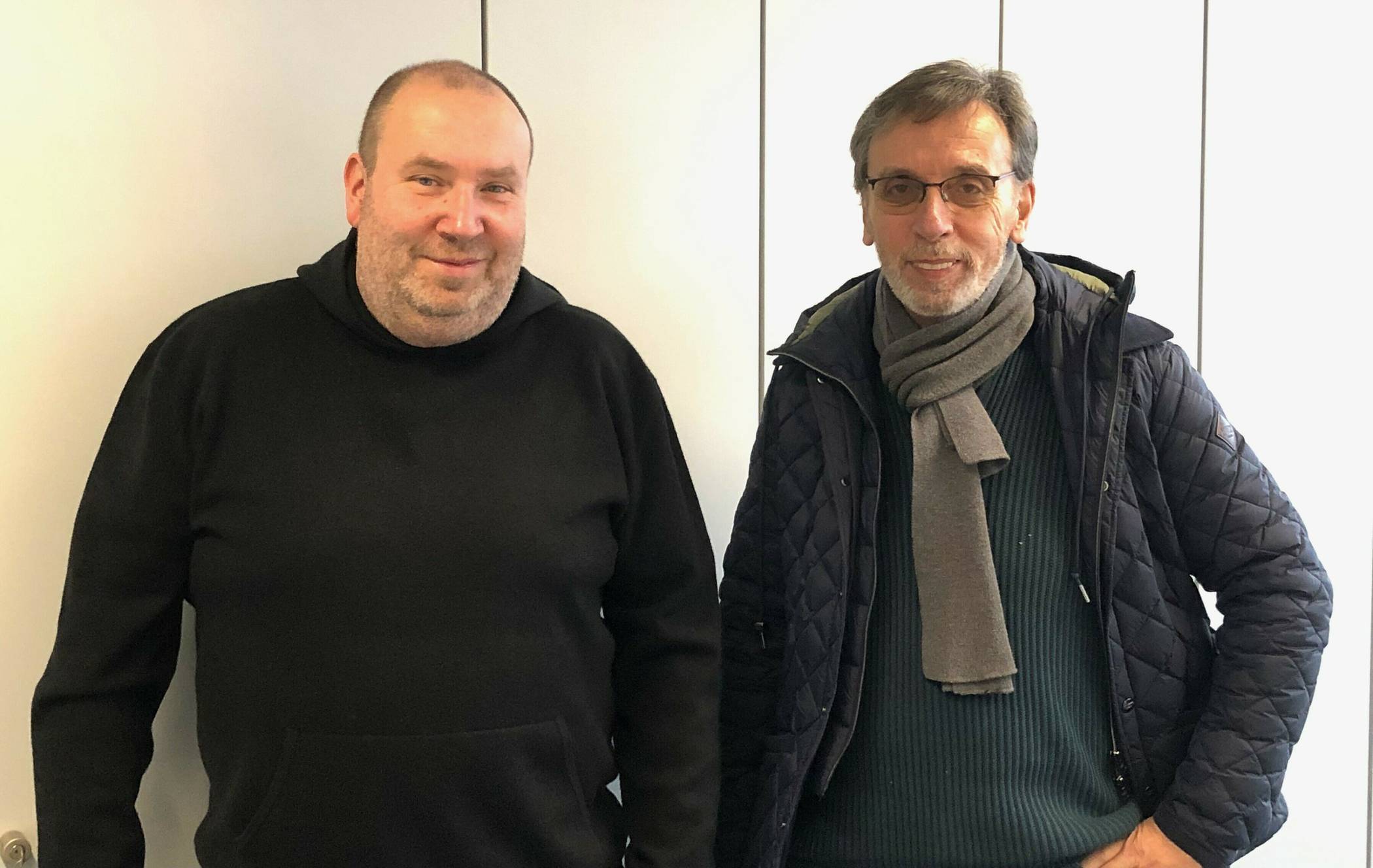 Zillmer und Wichert von der Bürger-Initiative, die nun gegen den Regionalplan klagen will.