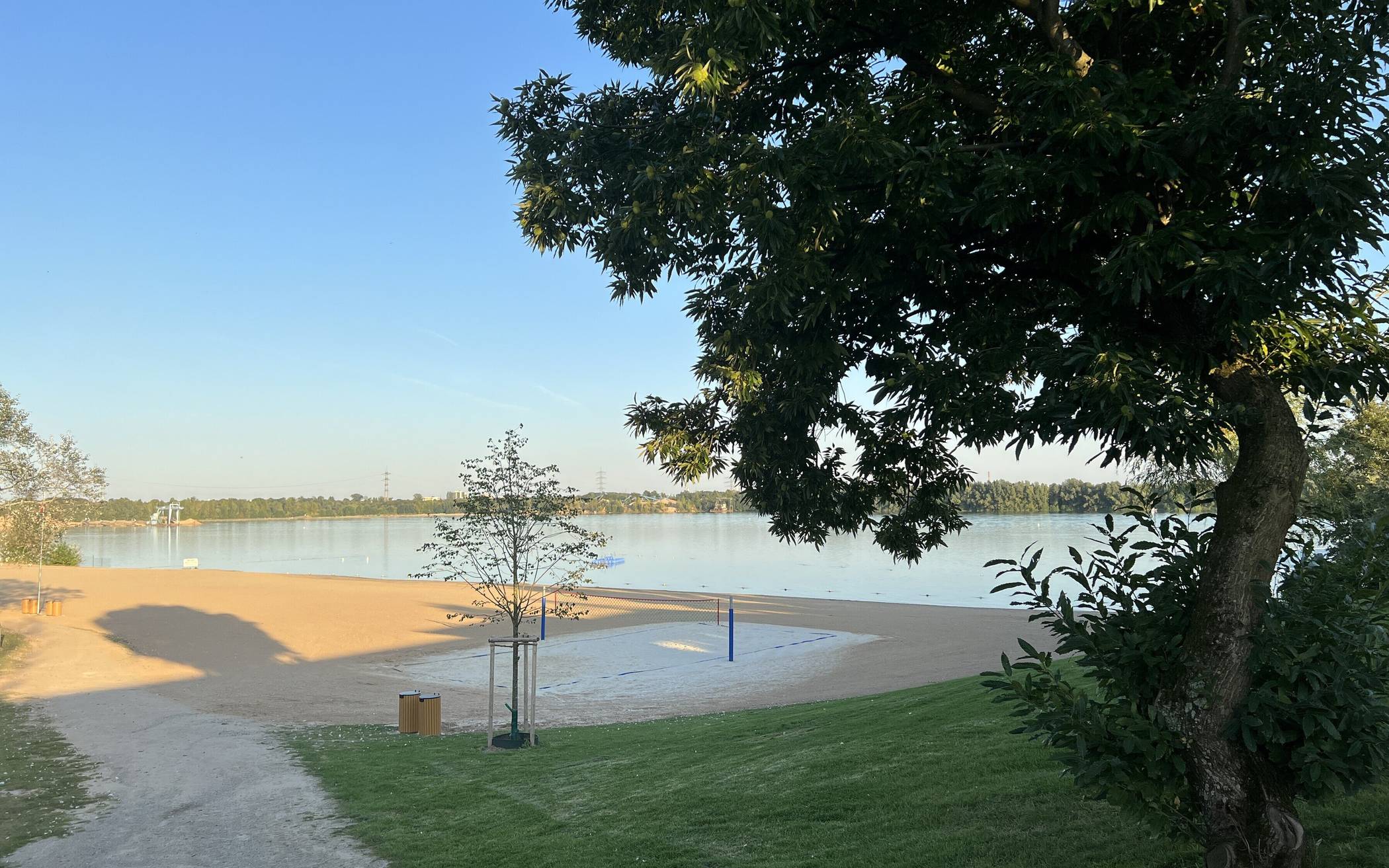 Der Straberger See im Stadtgebiet von