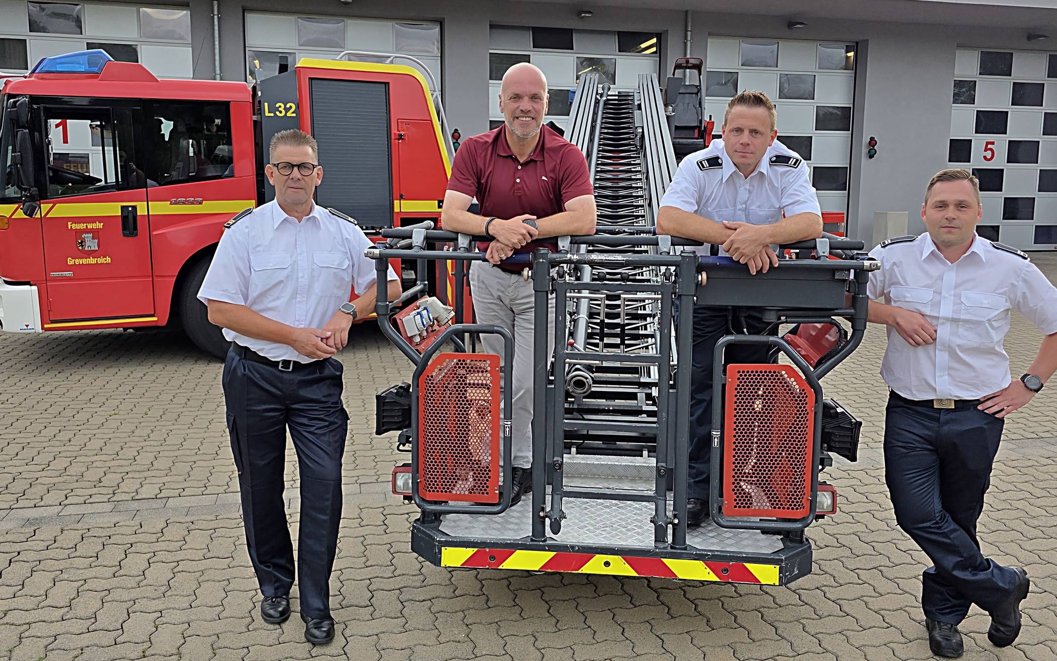 Udo Lennartz, Leiter der Feuerwehr, Bürgermeister