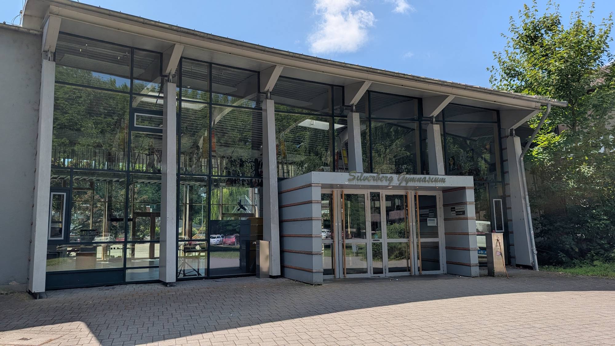 Das Silverberg- Gymnasium.
