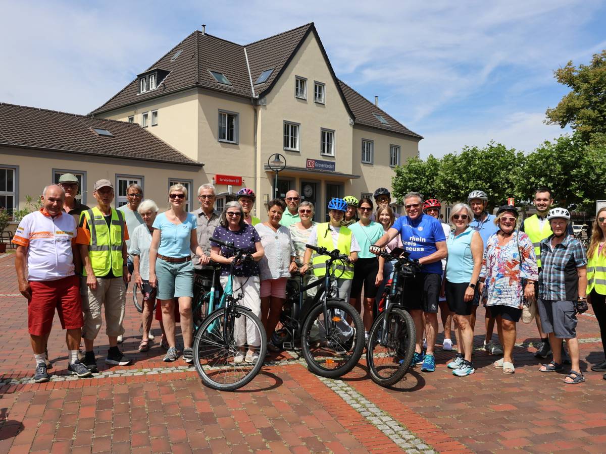 Auf Radtour von Neurath über Oekoven bis zum Nikolauskloster