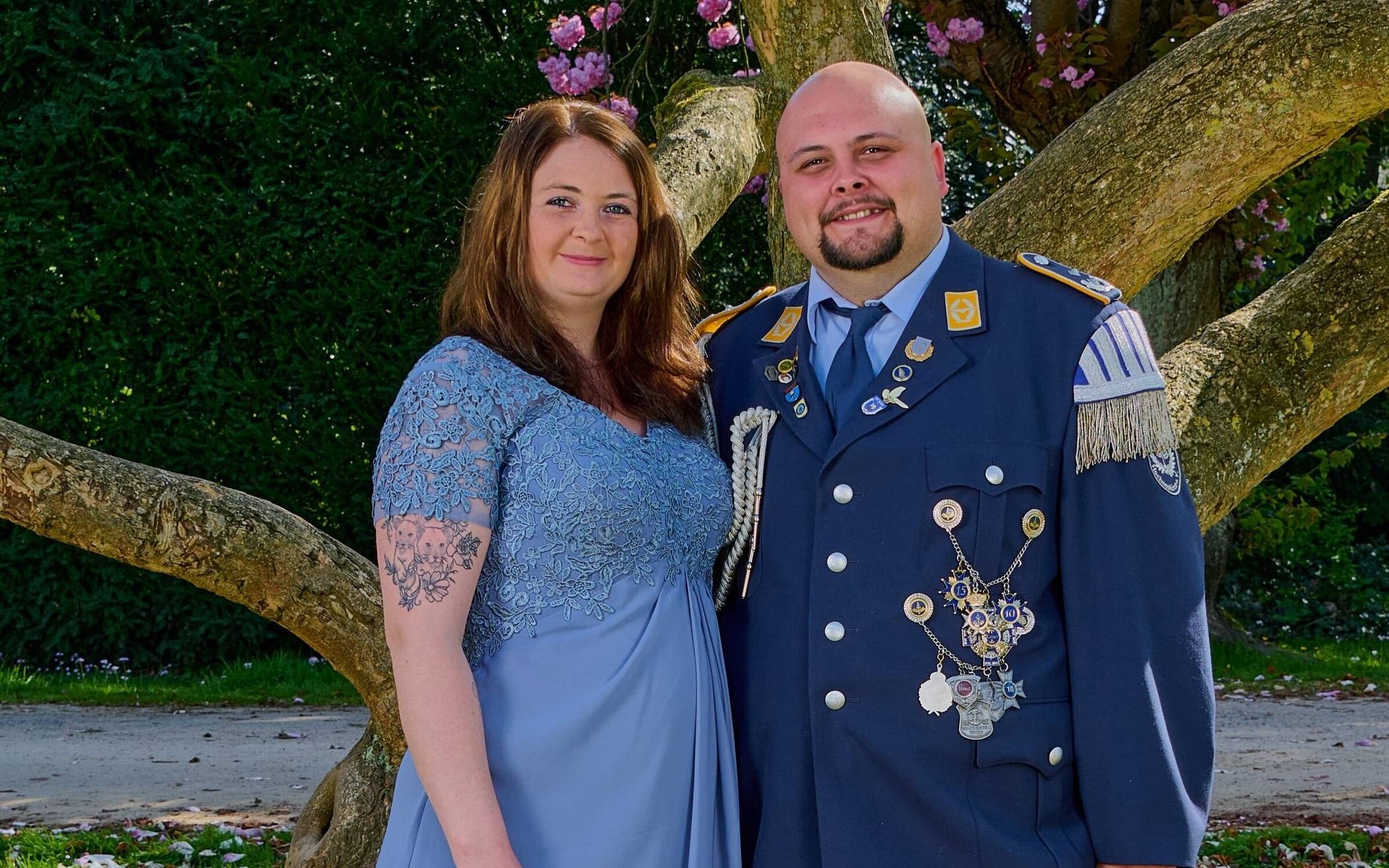 Das Kronprinzenpaar André und Jacqueline Korsten.