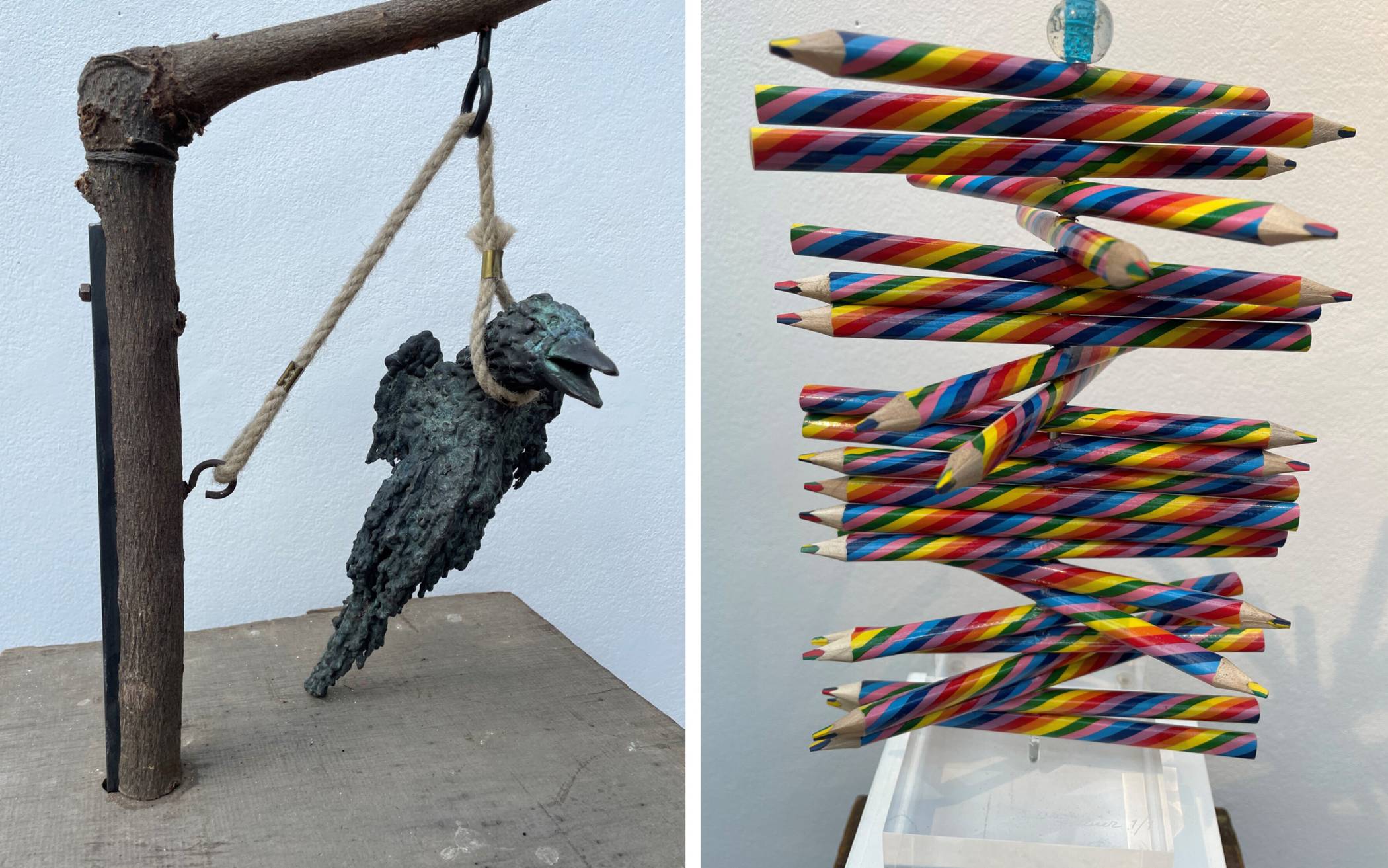 Ausstellung Renate Fellner; federleicht - bleischwer.