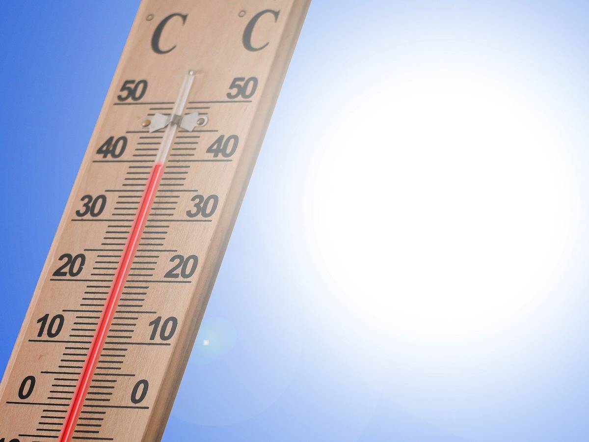 Temperaturen über 30° Celsius!