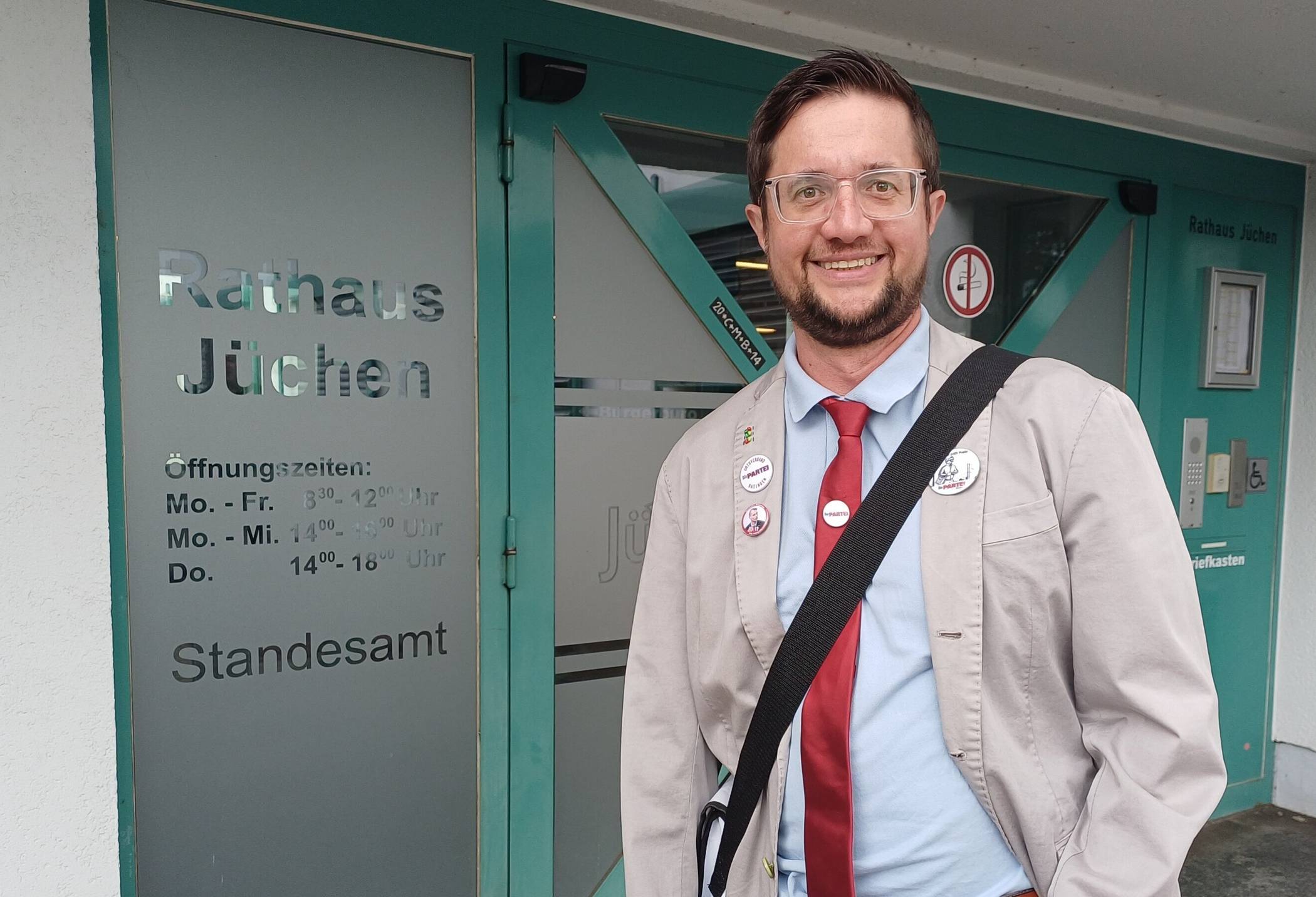   Das Rathaus würde Tobias Hekermann im Falle seiner Wahl selten sehen. Er plant, viel im Homeoffice zu arbeiten.   